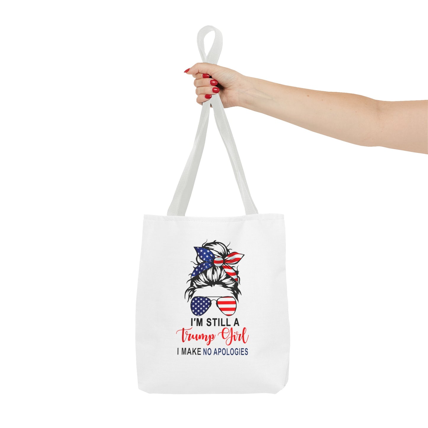 Trump Girl No Apologies Tote Bag (AOP)