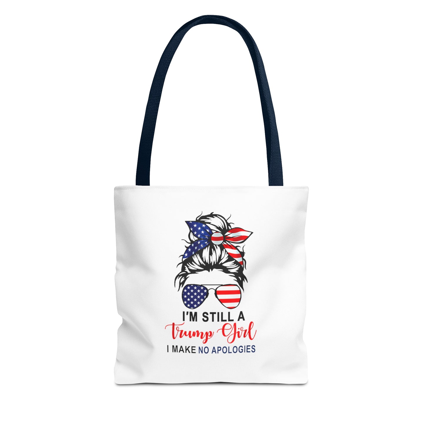 Trump Girl No Apologies Tote Bag (AOP)