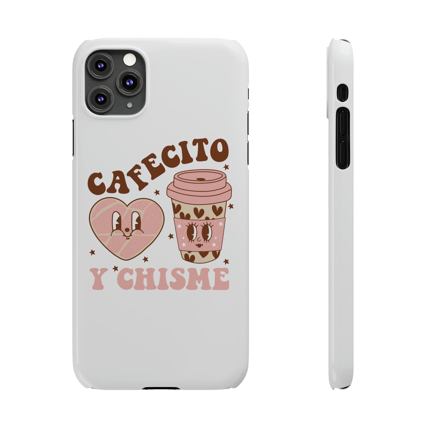 Cafecito Slim Phone Cases Spanish