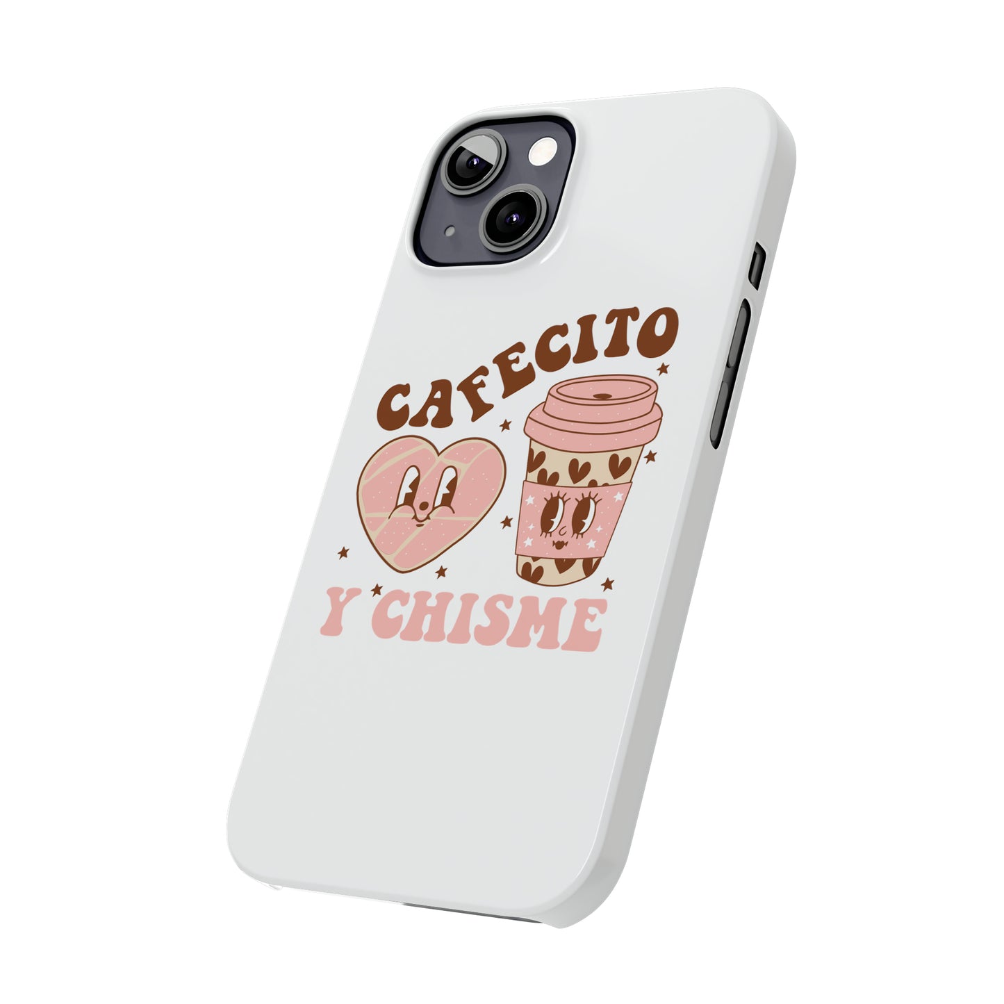 Cafecito Slim Phone Cases Spanish