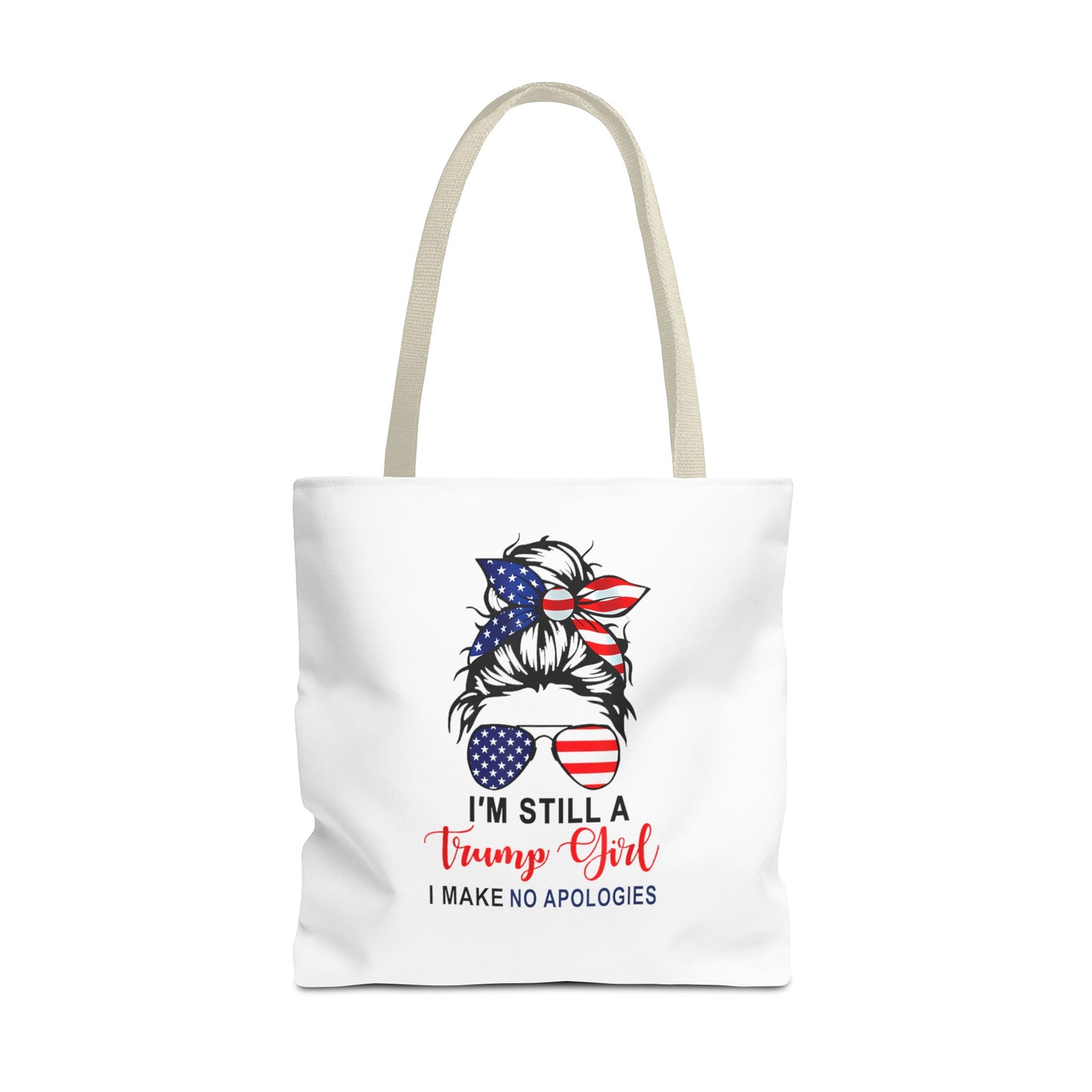 Trump Girl No Apologies Tote Bag (AOP)