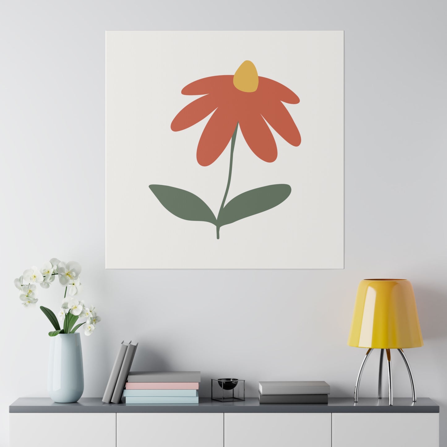 Flower Matte Canvas, Stretched, 0.75"