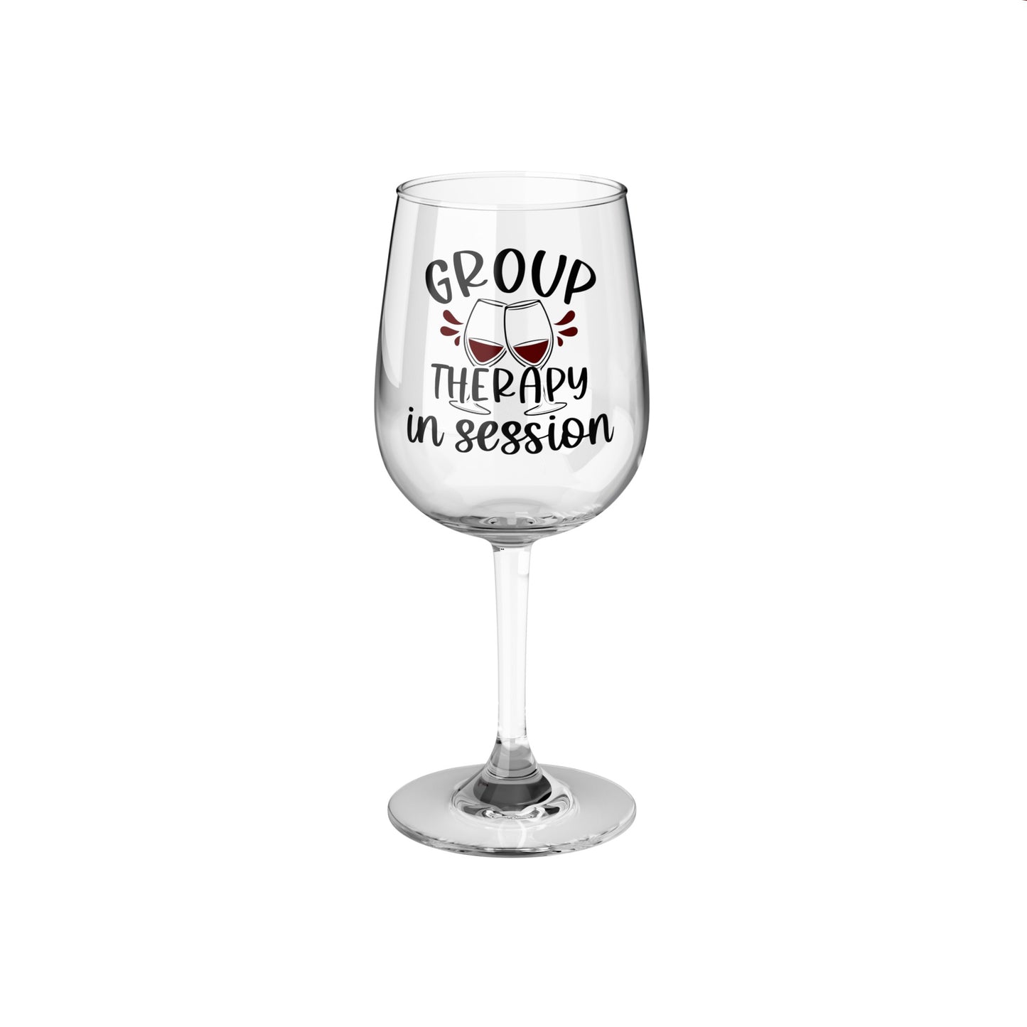 Group Therapy Wine Glass, 12oz