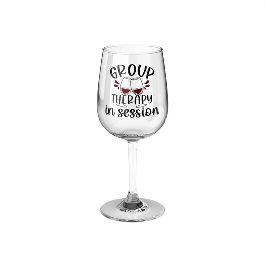 Group Therapy Wine Glass, 12oz