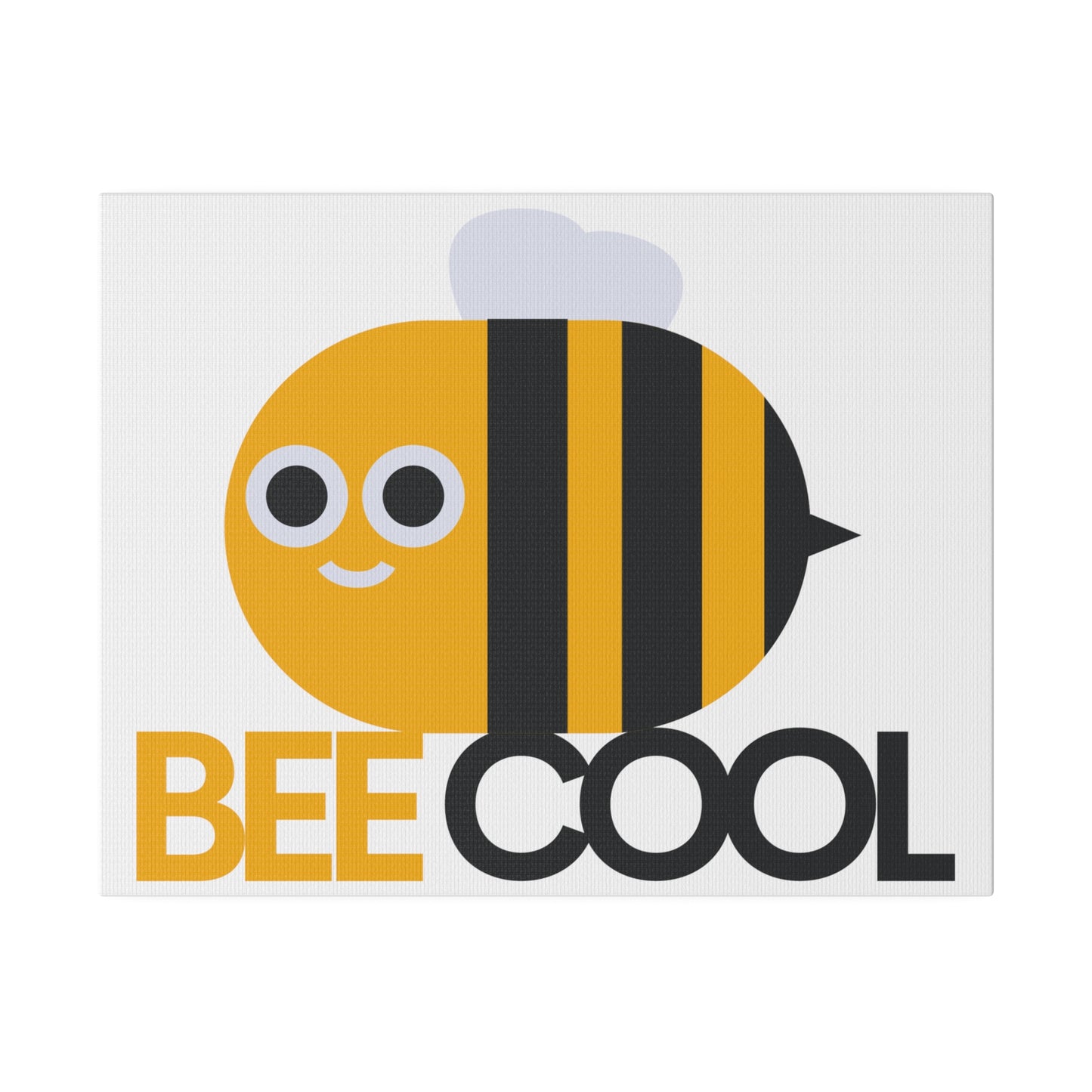 Bee Cool Matte Canvas, Stretched, 0.75"