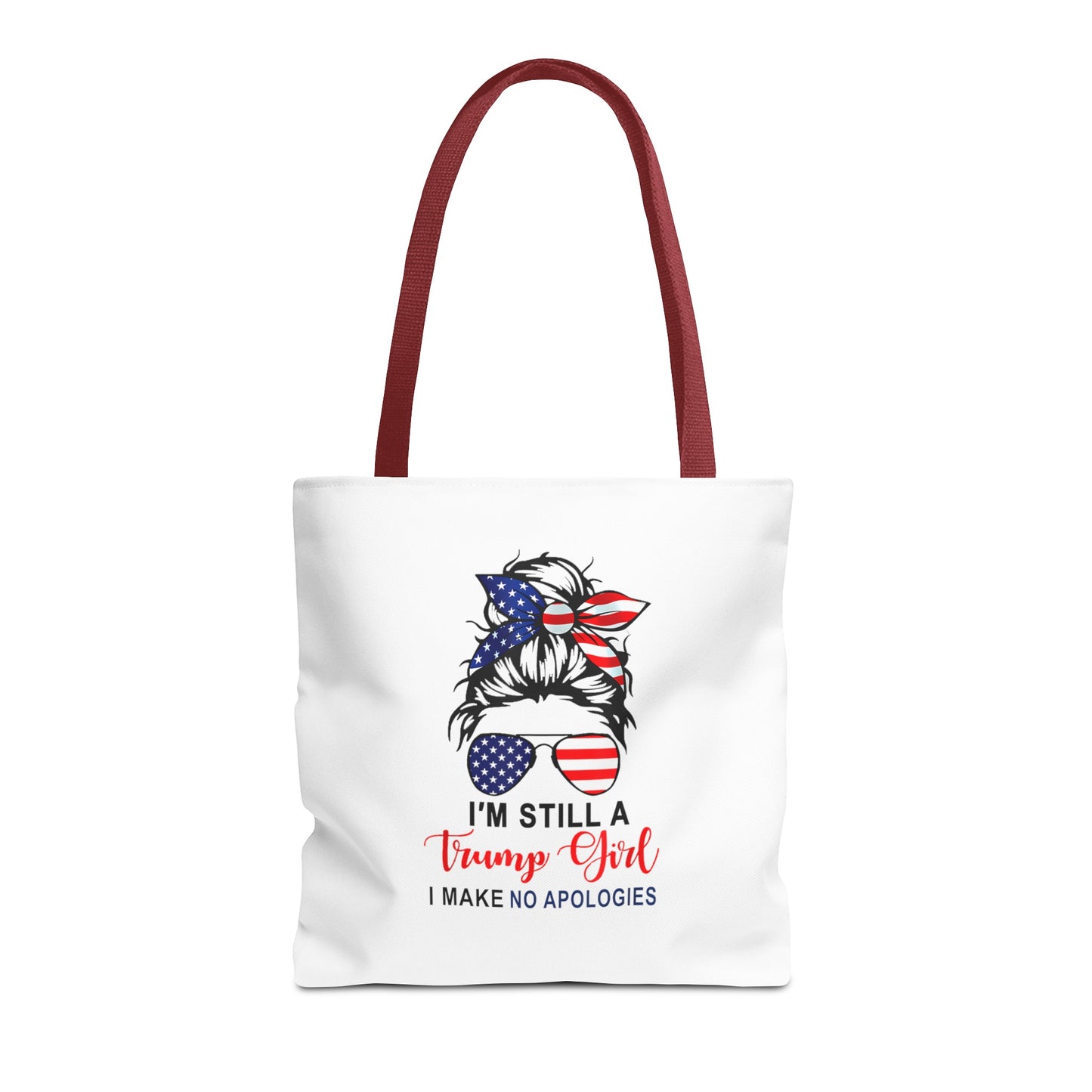 Trump Girl No Apologies Tote Bag (AOP)