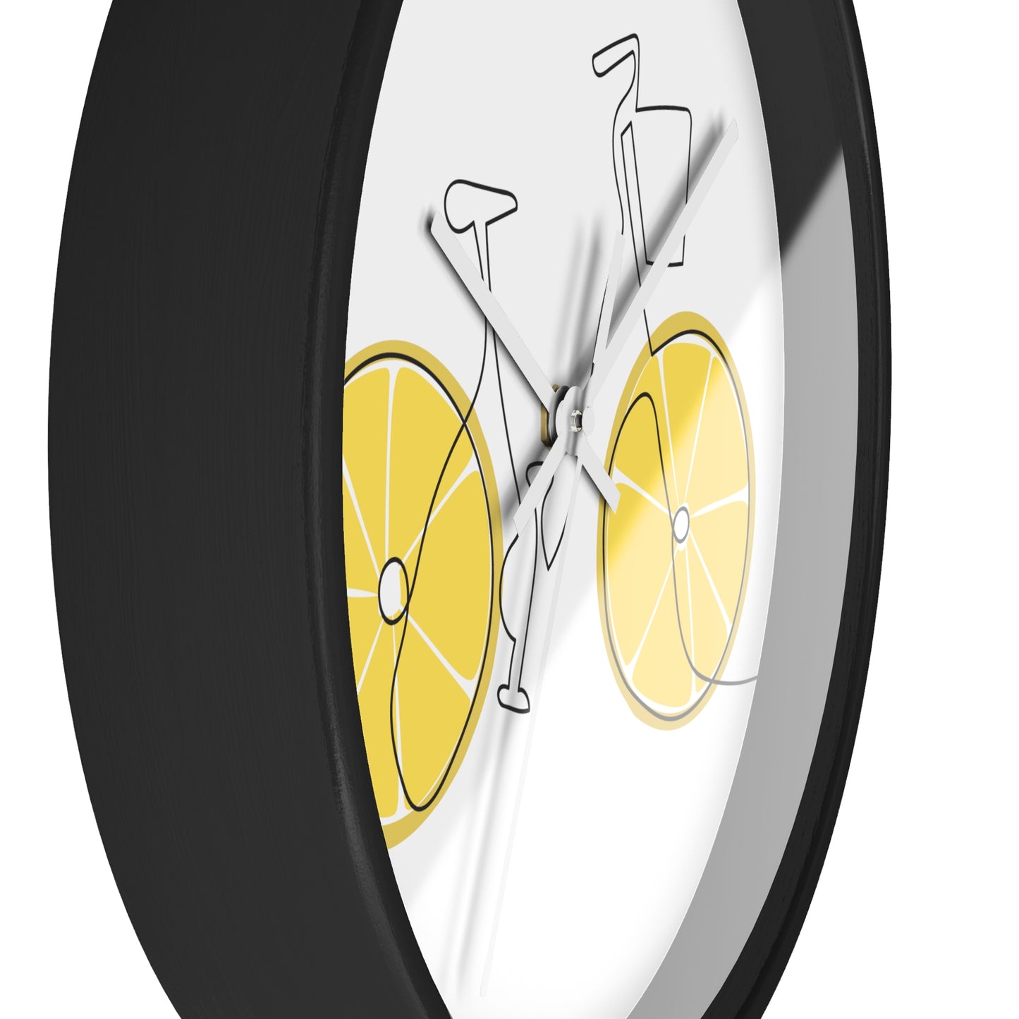 Lemon Wheel Bike Wall Clock