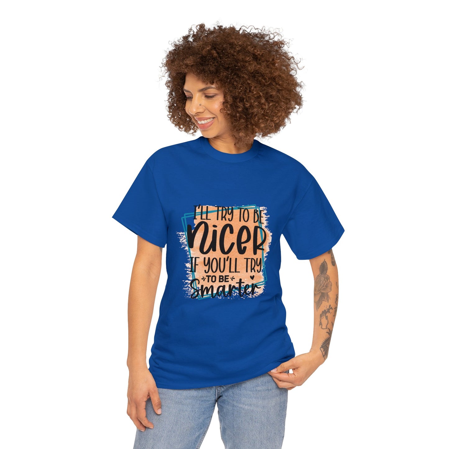 Try to be Nicer Unisex Heavy Cotton Tee