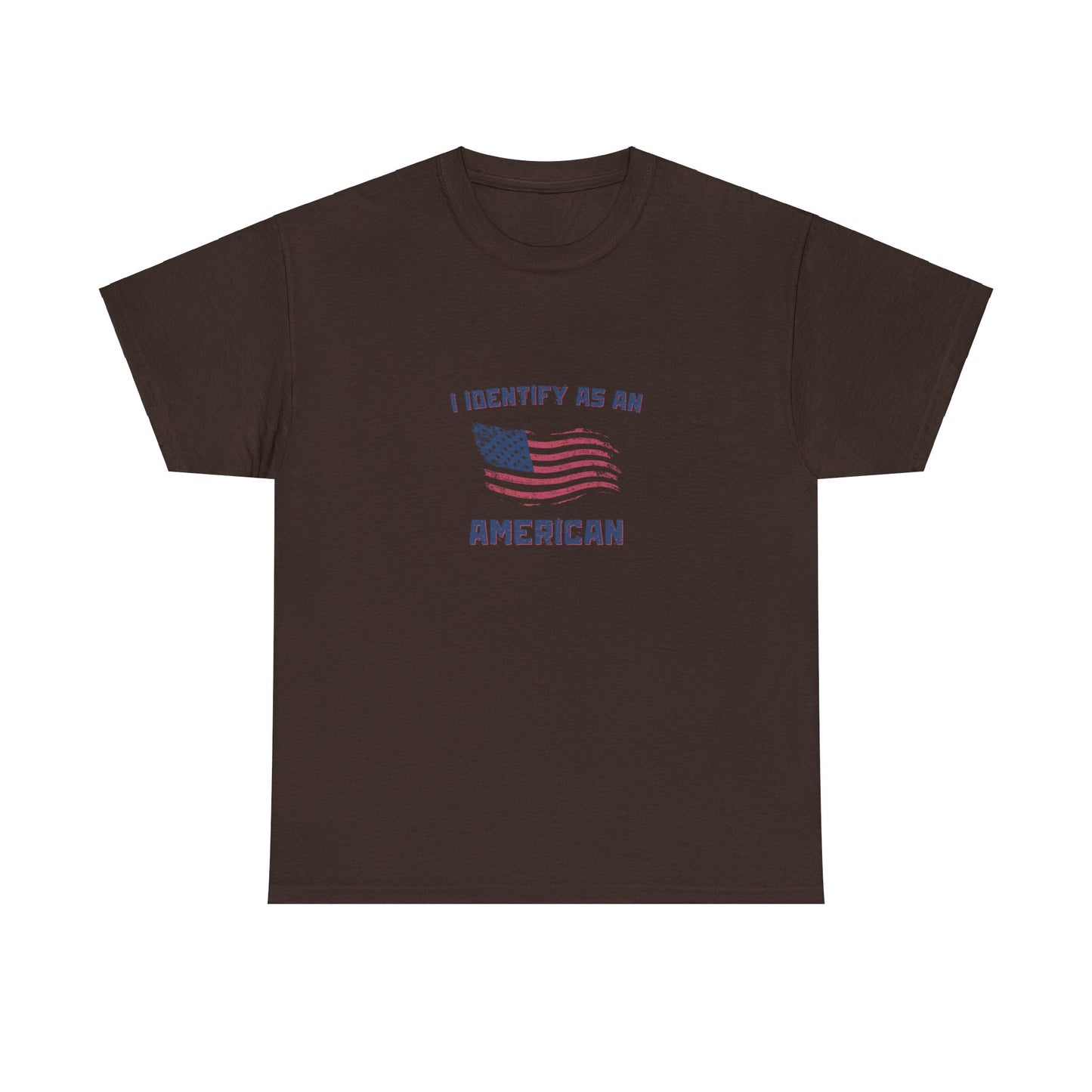 I Identify American Unisex Heavy Cotton Tee