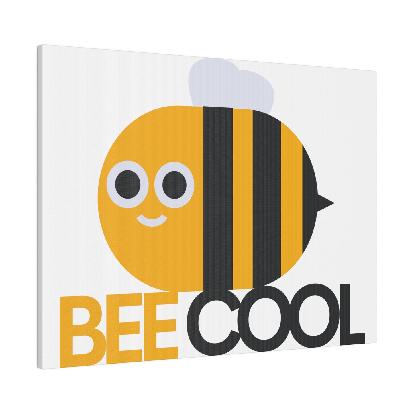 Bee Cool Matte Canvas, Stretched, 0.75"