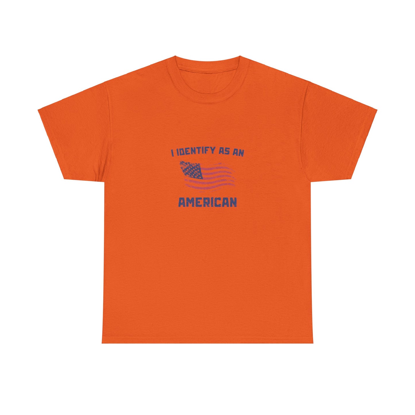 I Identify American Unisex Heavy Cotton Tee