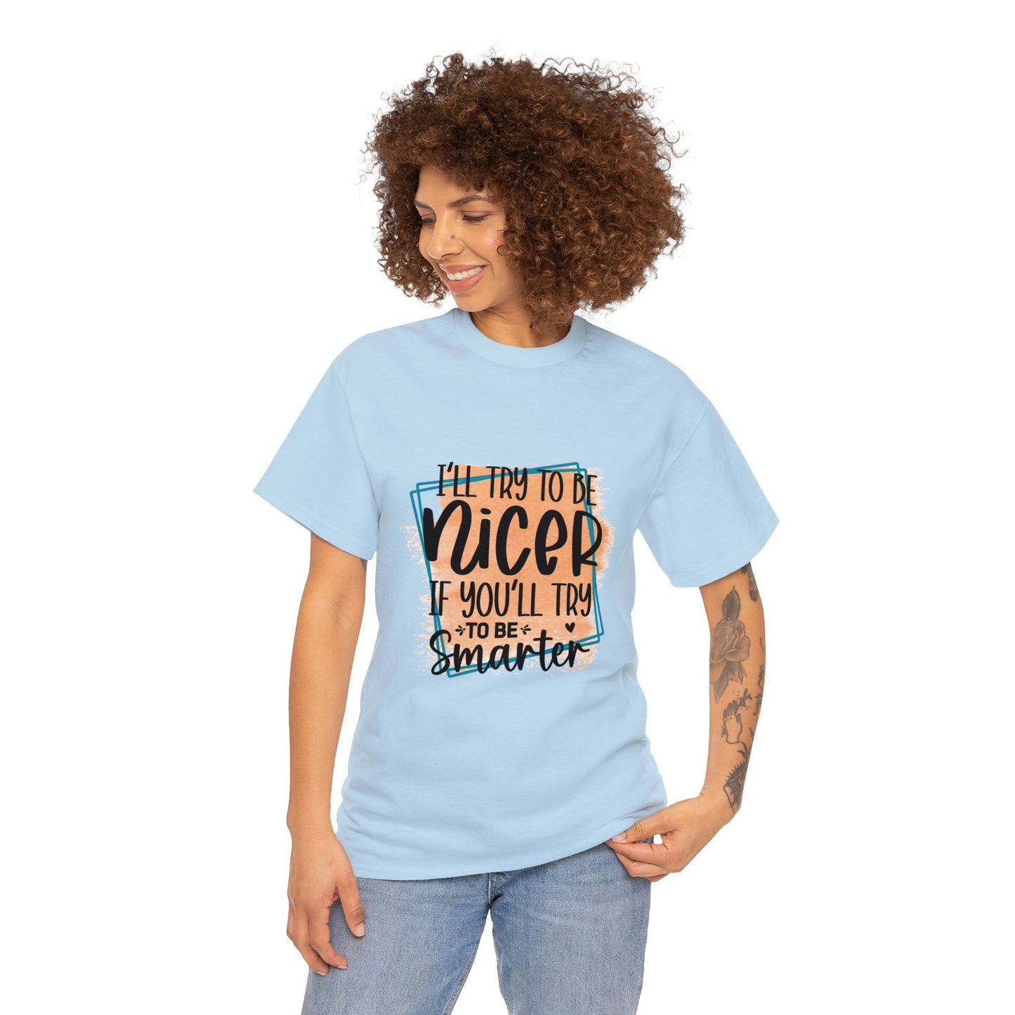 Try to be Nicer Unisex Heavy Cotton Tee