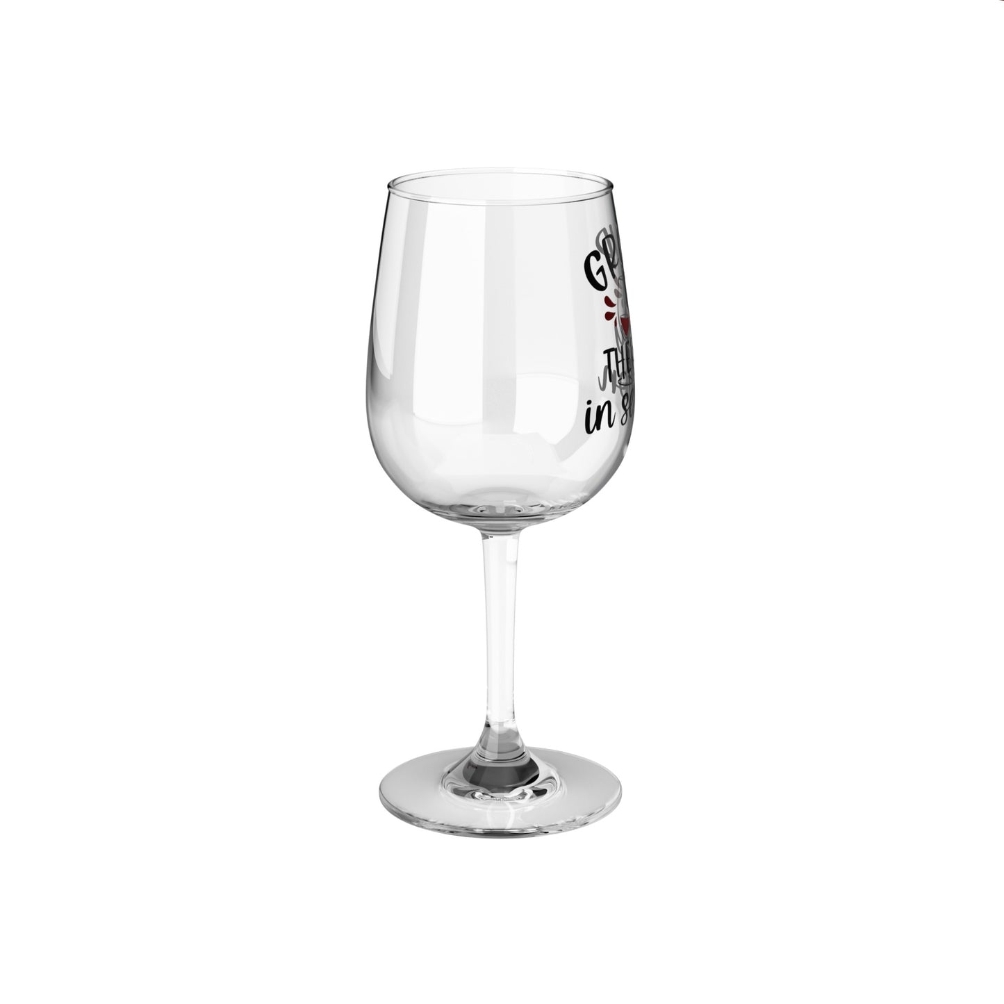 Group Therapy Wine Glass, 12oz