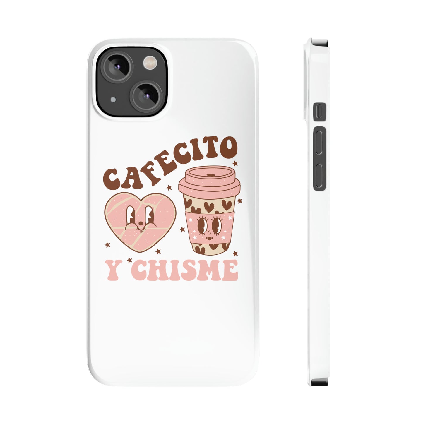 Cafecito Slim Phone Cases Spanish