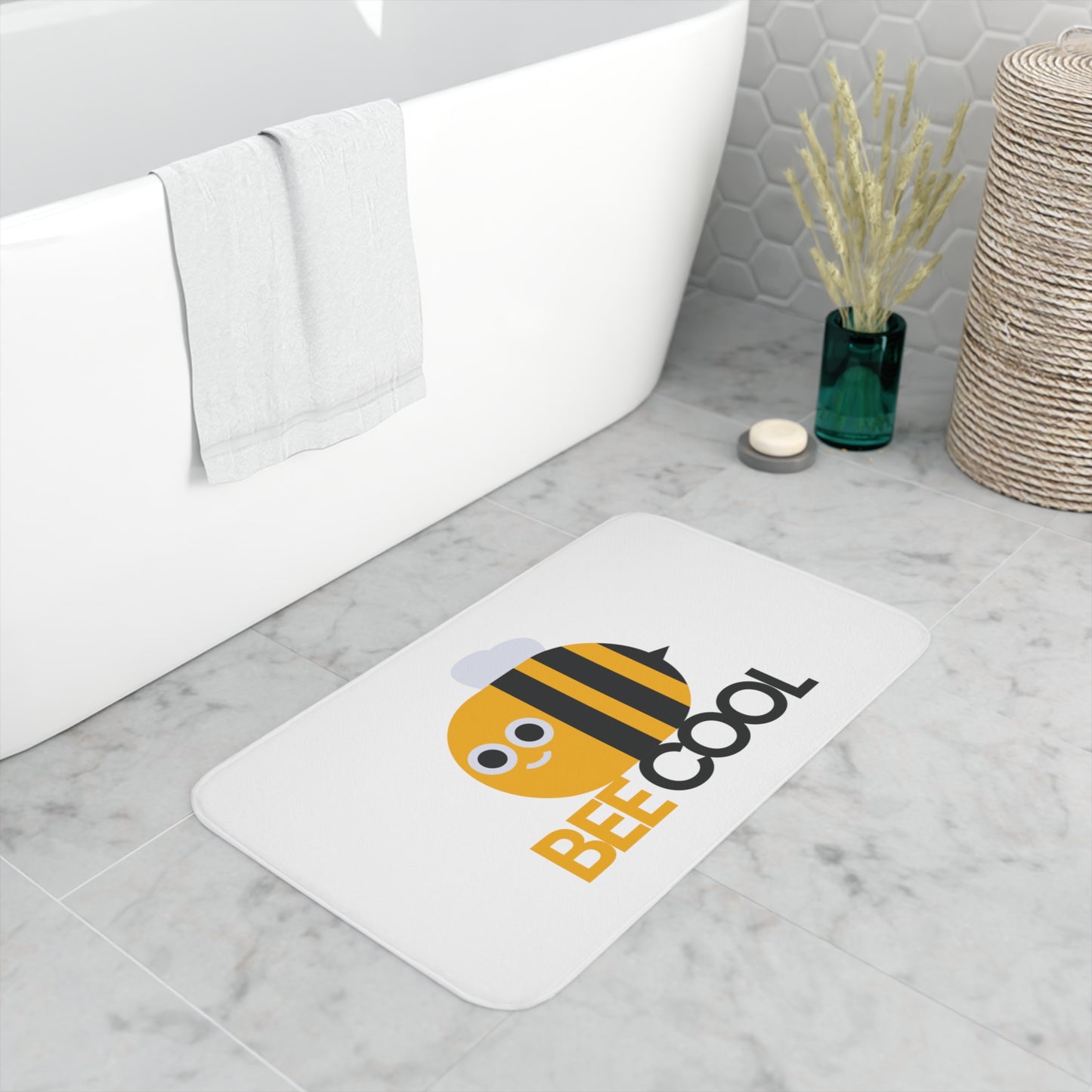 Bee Cool Memory Foam Bath Mat