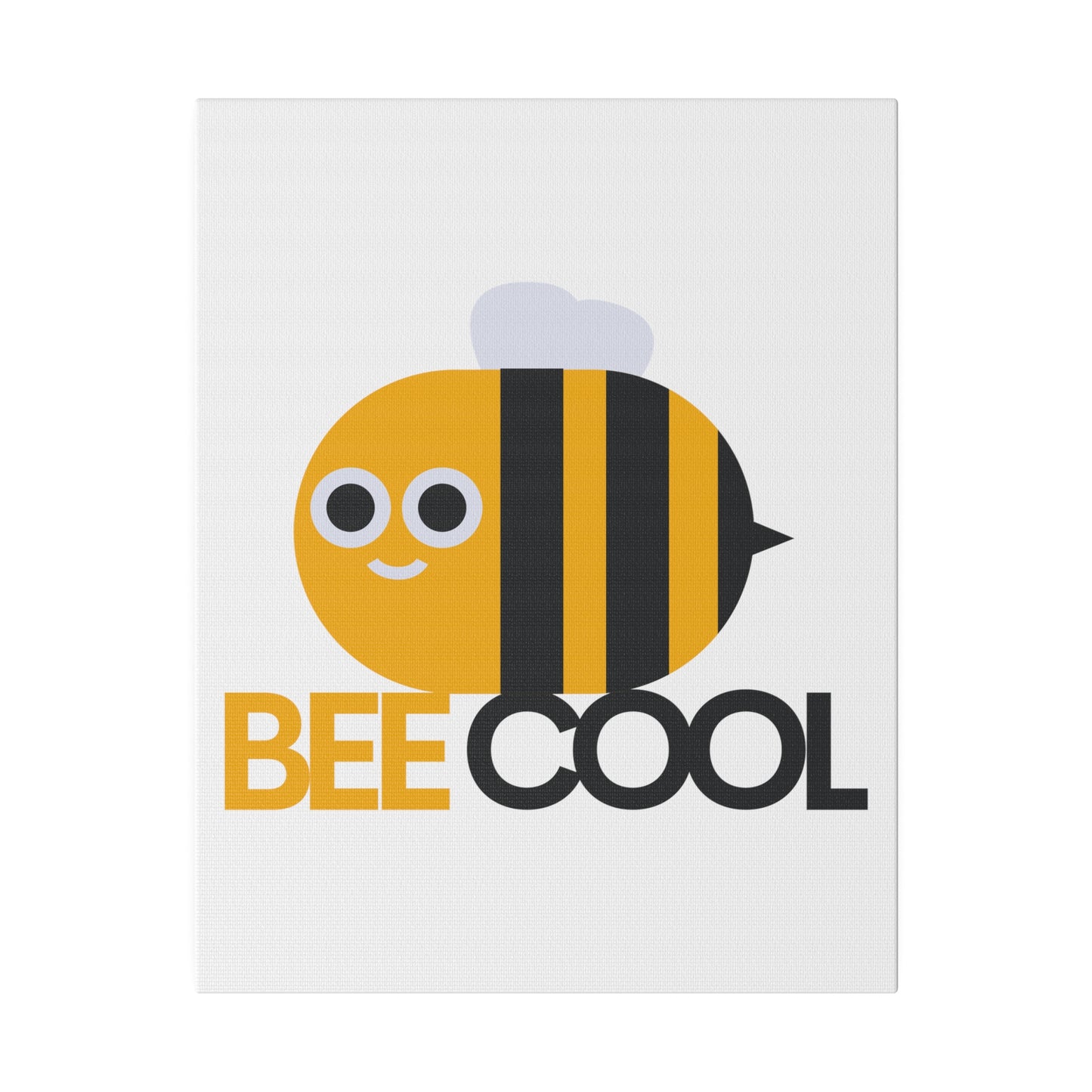 Bee Cool Matte Canvas, Stretched, 0.75"