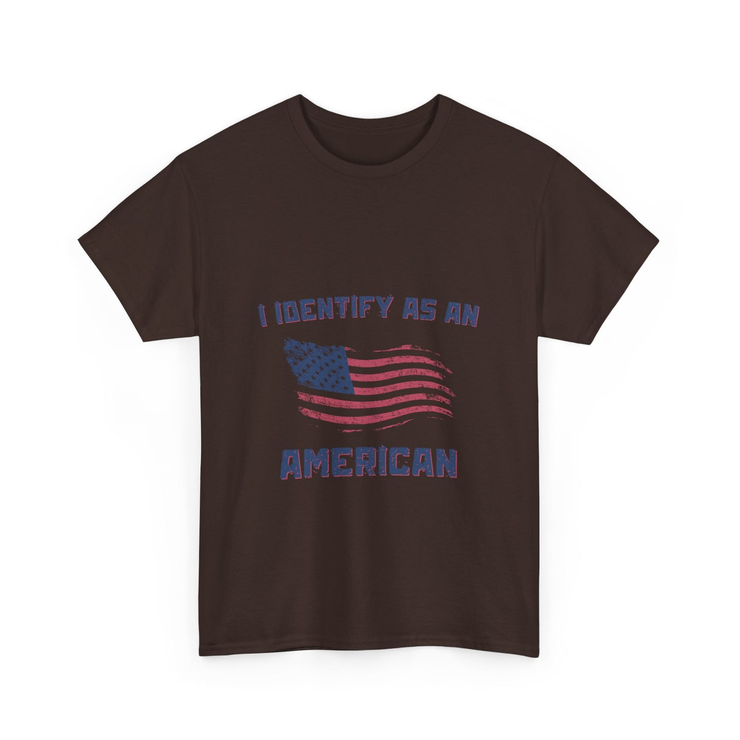 I Identify American Unisex Heavy Cotton Tee