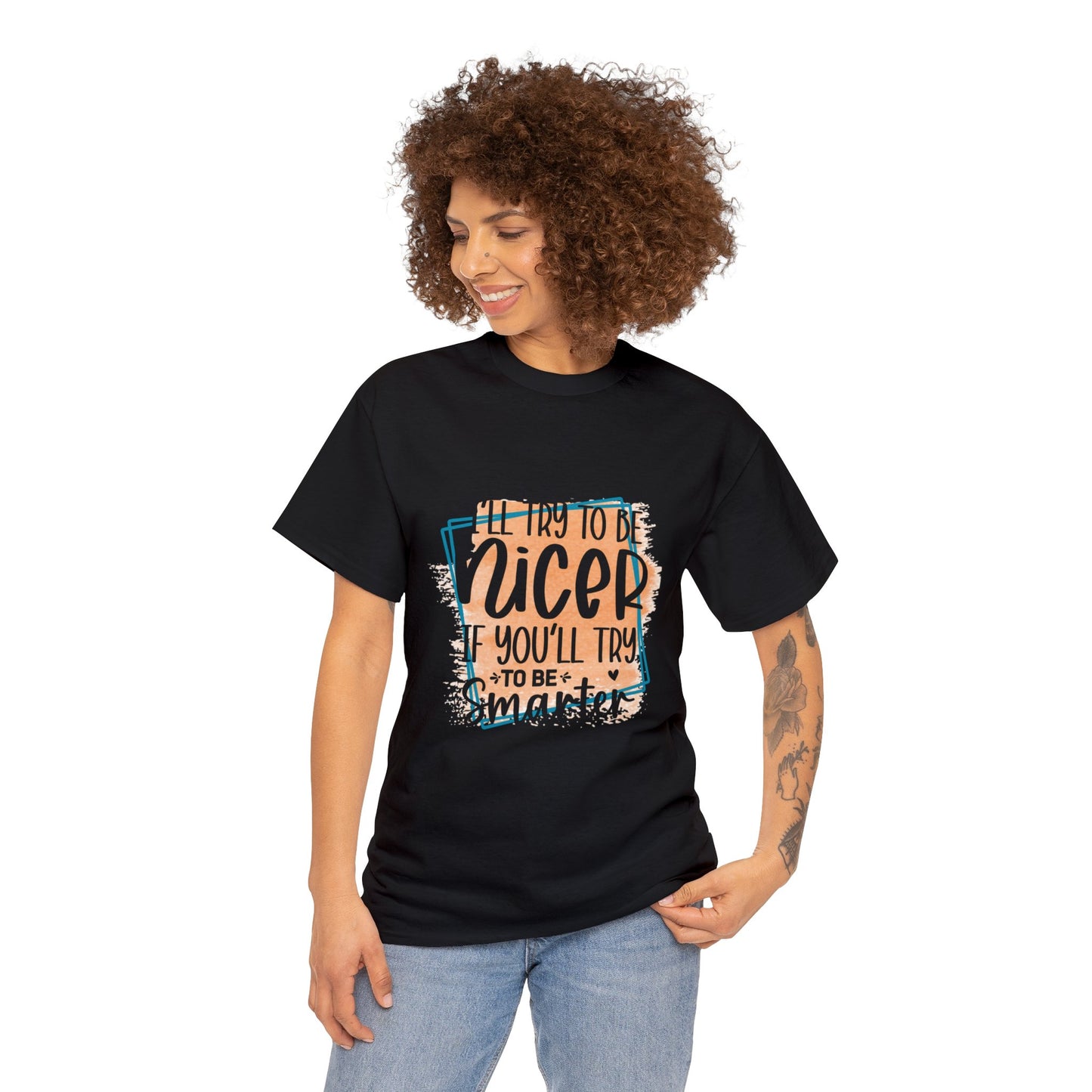 Try to be Nicer Unisex Heavy Cotton Tee