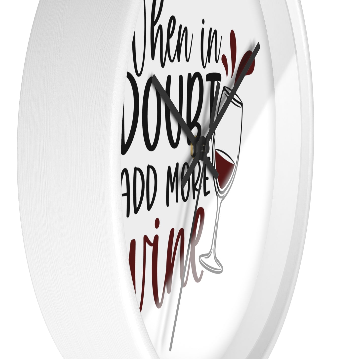 ....Add Wine Wall Clock