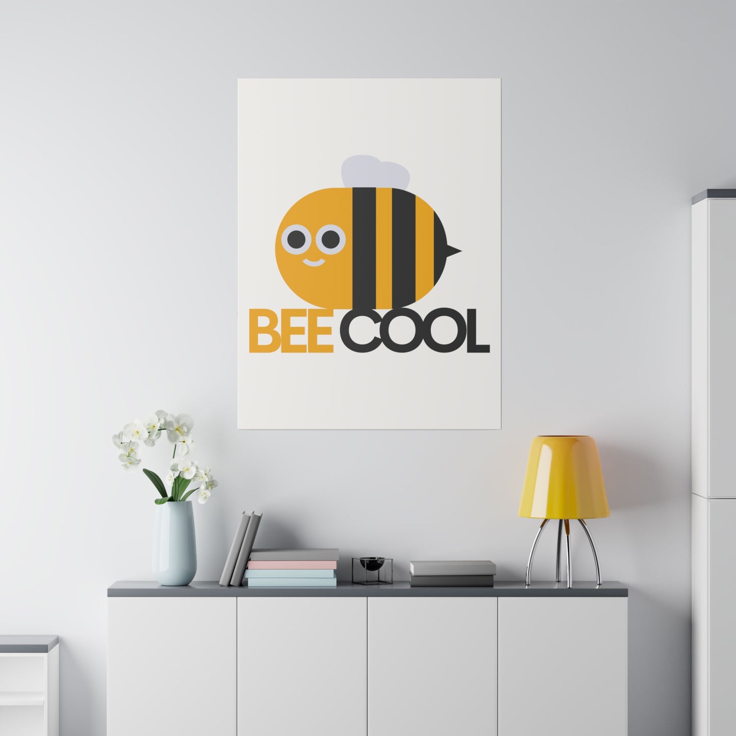 Bee Cool Matte Canvas, Stretched, 0.75"