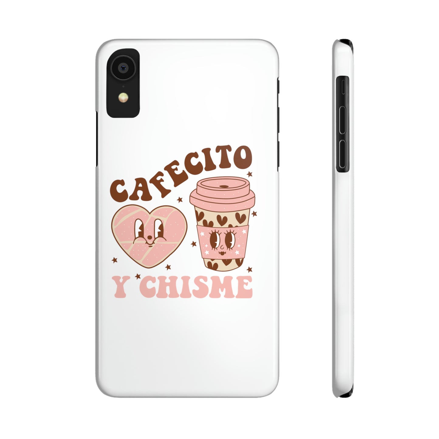 Cafecito Slim Phone Cases Spanish