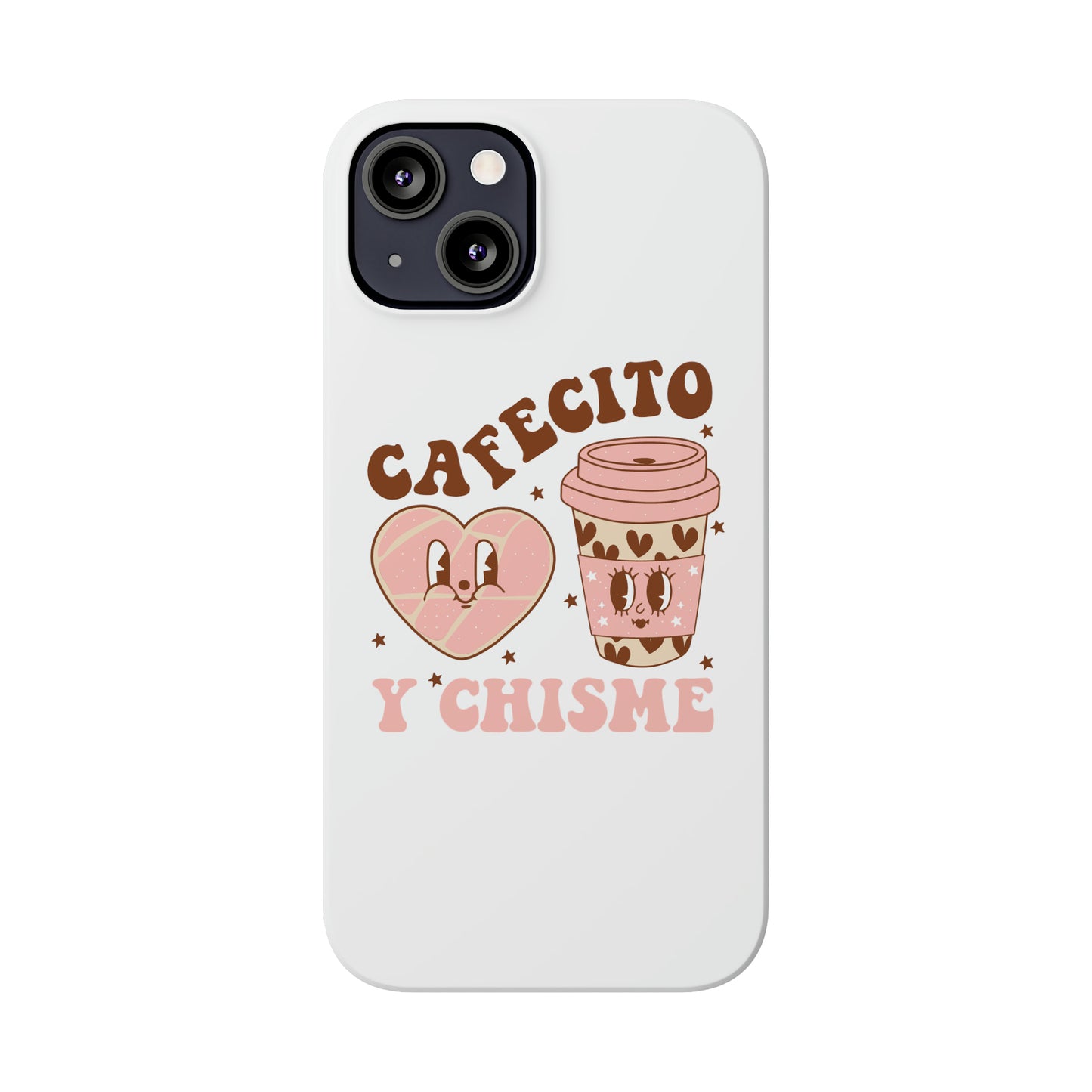 Cafecito Slim Phone Cases Spanish