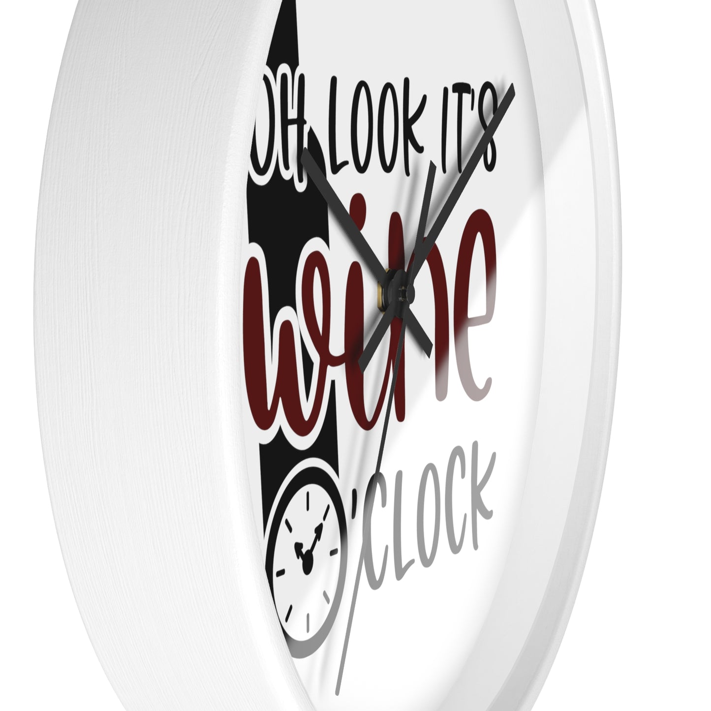 Wine O'Clock Wall Clock