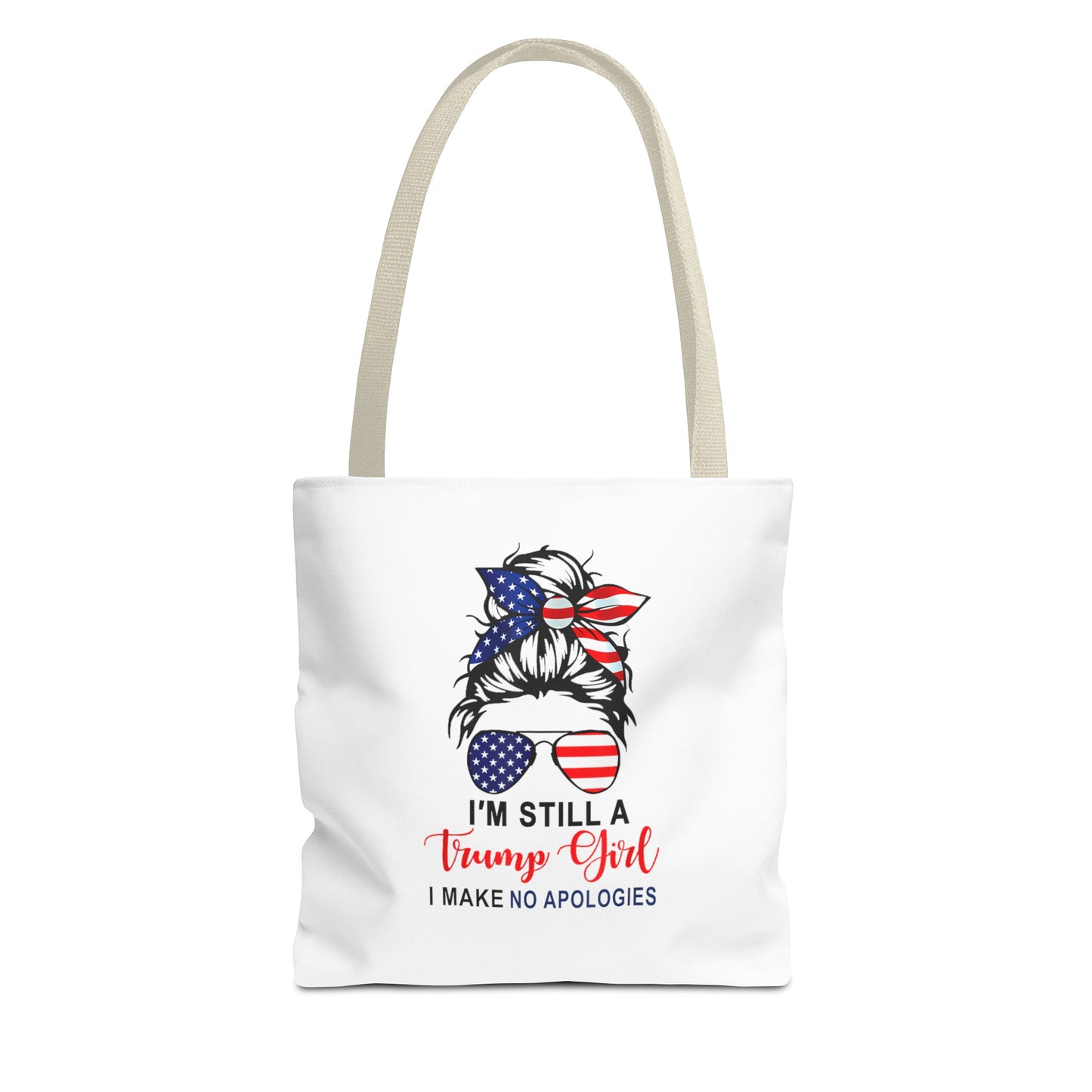 Trump Girl No Apologies Tote Bag (AOP)