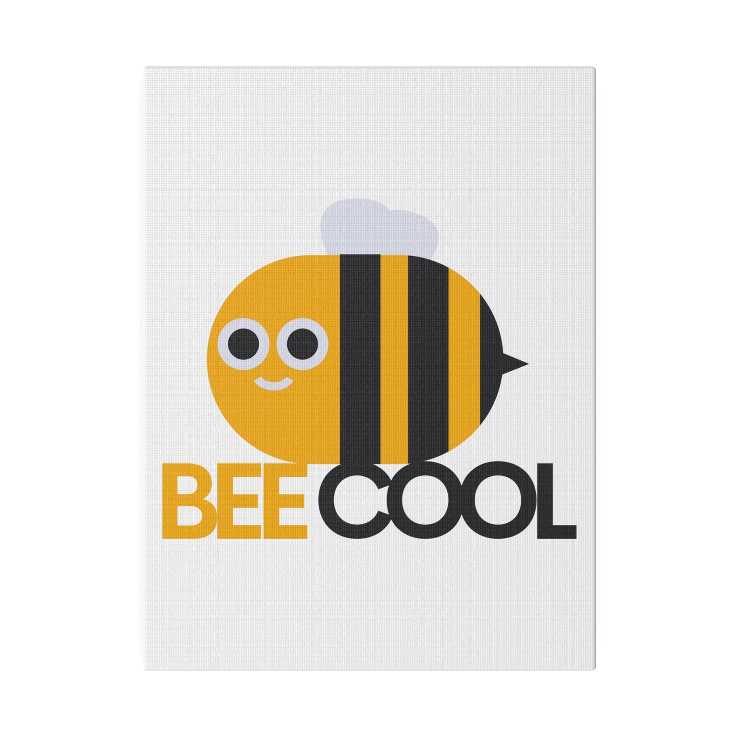 Bee Cool Matte Canvas, Stretched, 0.75"