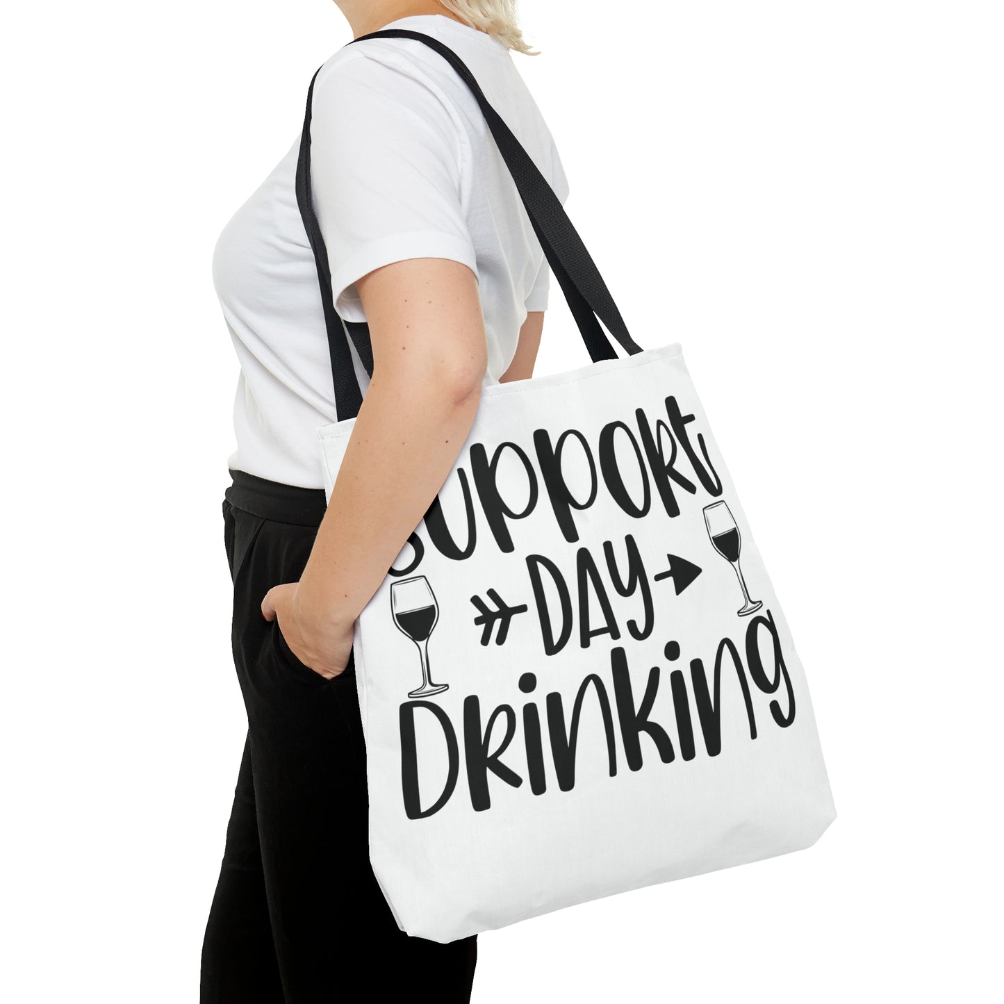 Support Day Drinking Tote Bag (AOP)