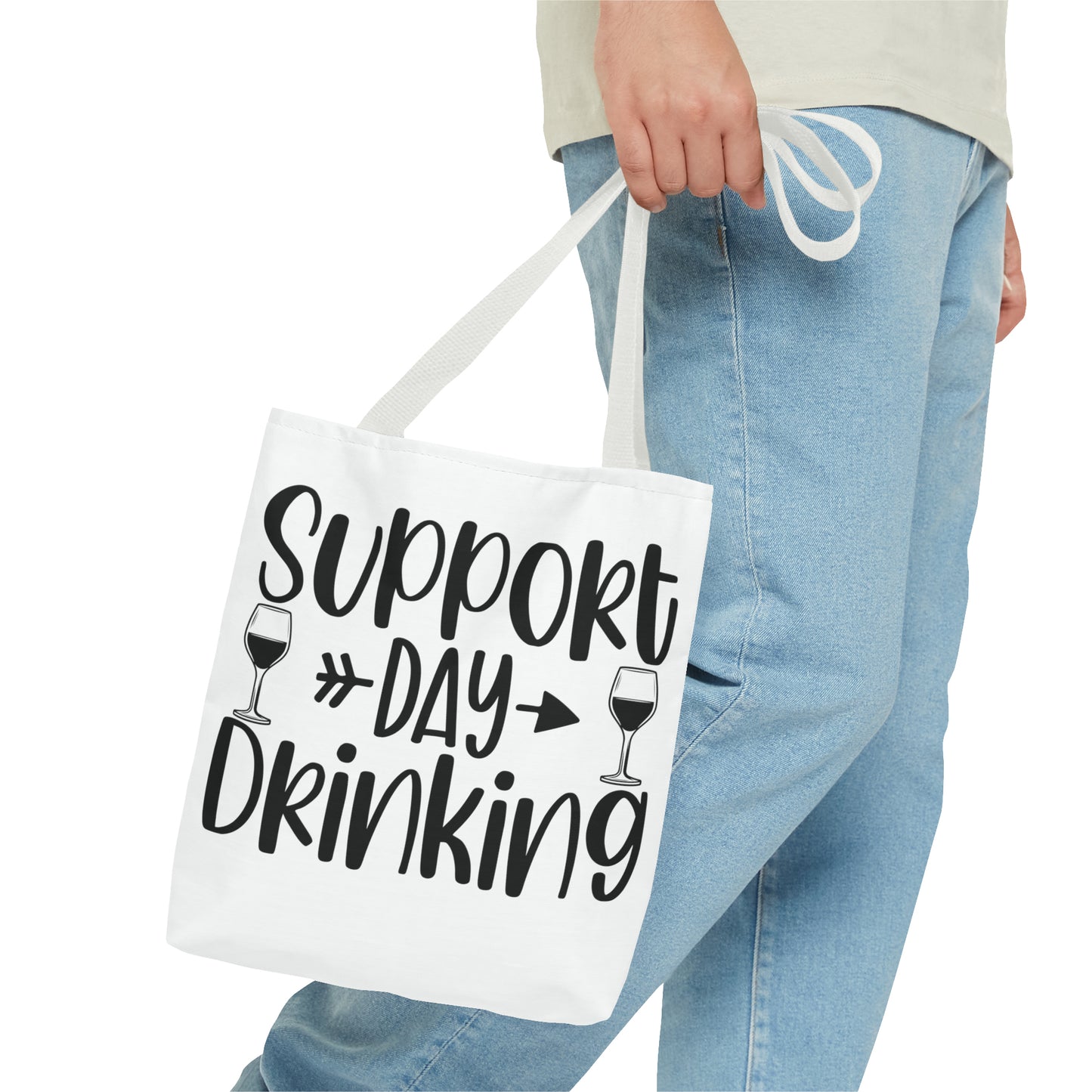 Support Day Drinking Tote Bag (AOP)