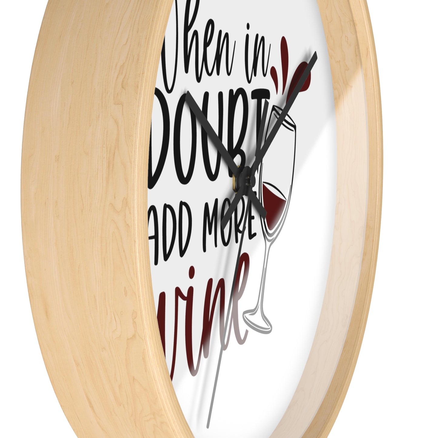 ....Add Wine Wall Clock