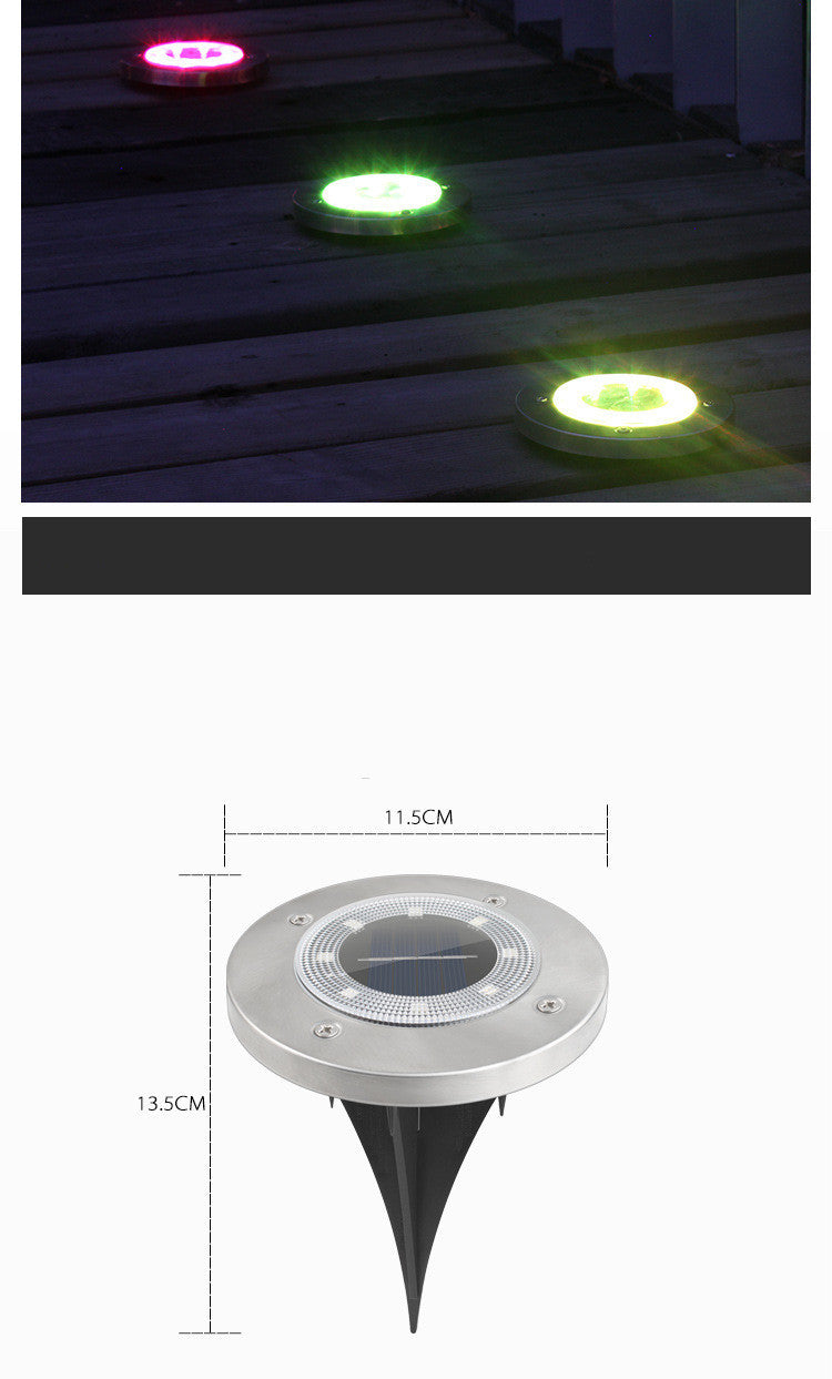 Outdoor Solar Lawn Garden Underground Light