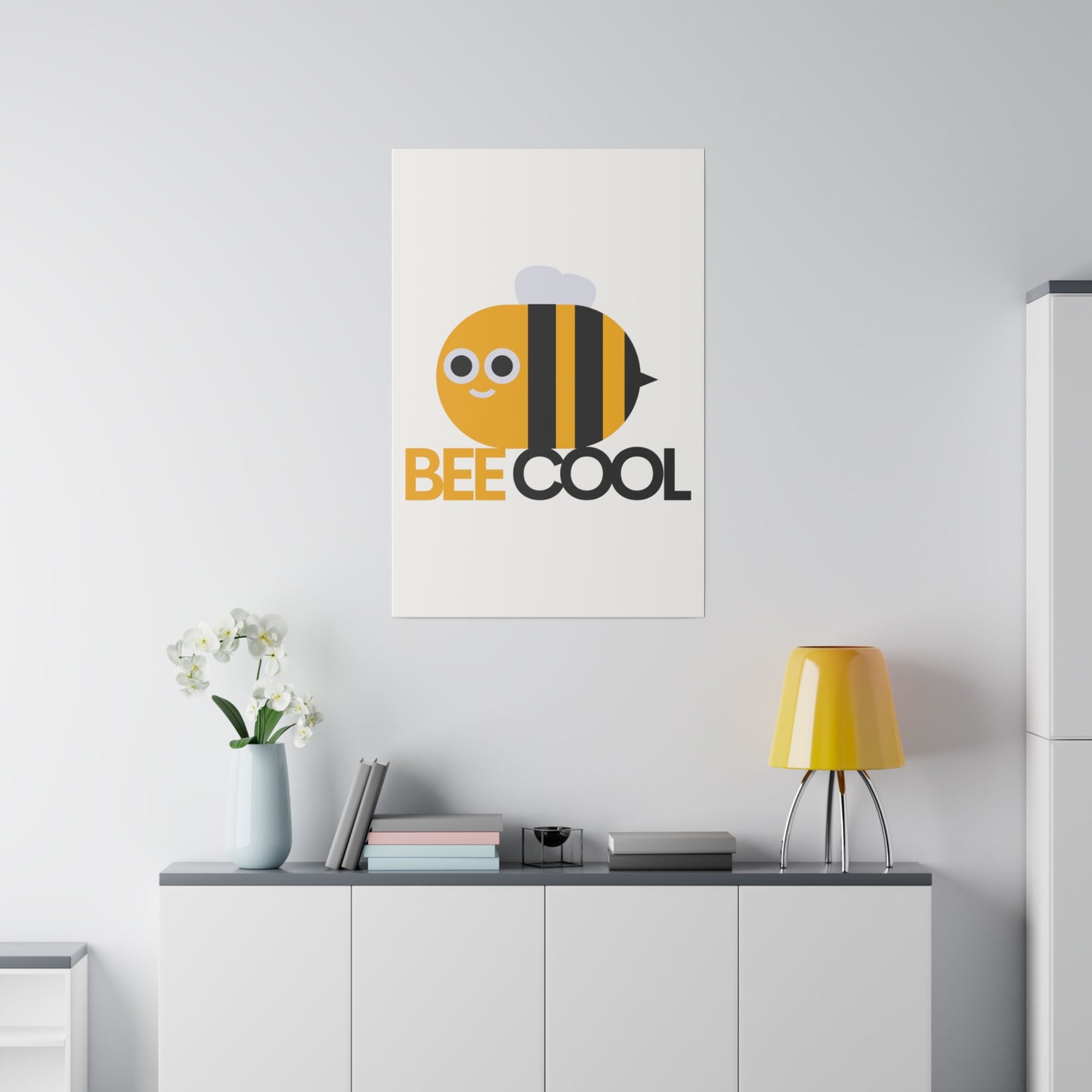 Bee Cool Matte Canvas, Stretched, 0.75"