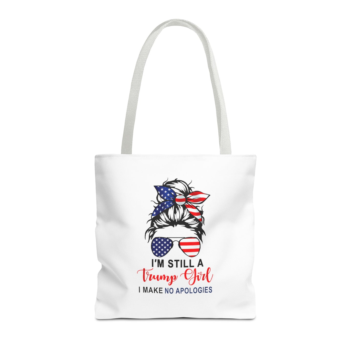 Trump Girl No Apologies Tote Bag (AOP)