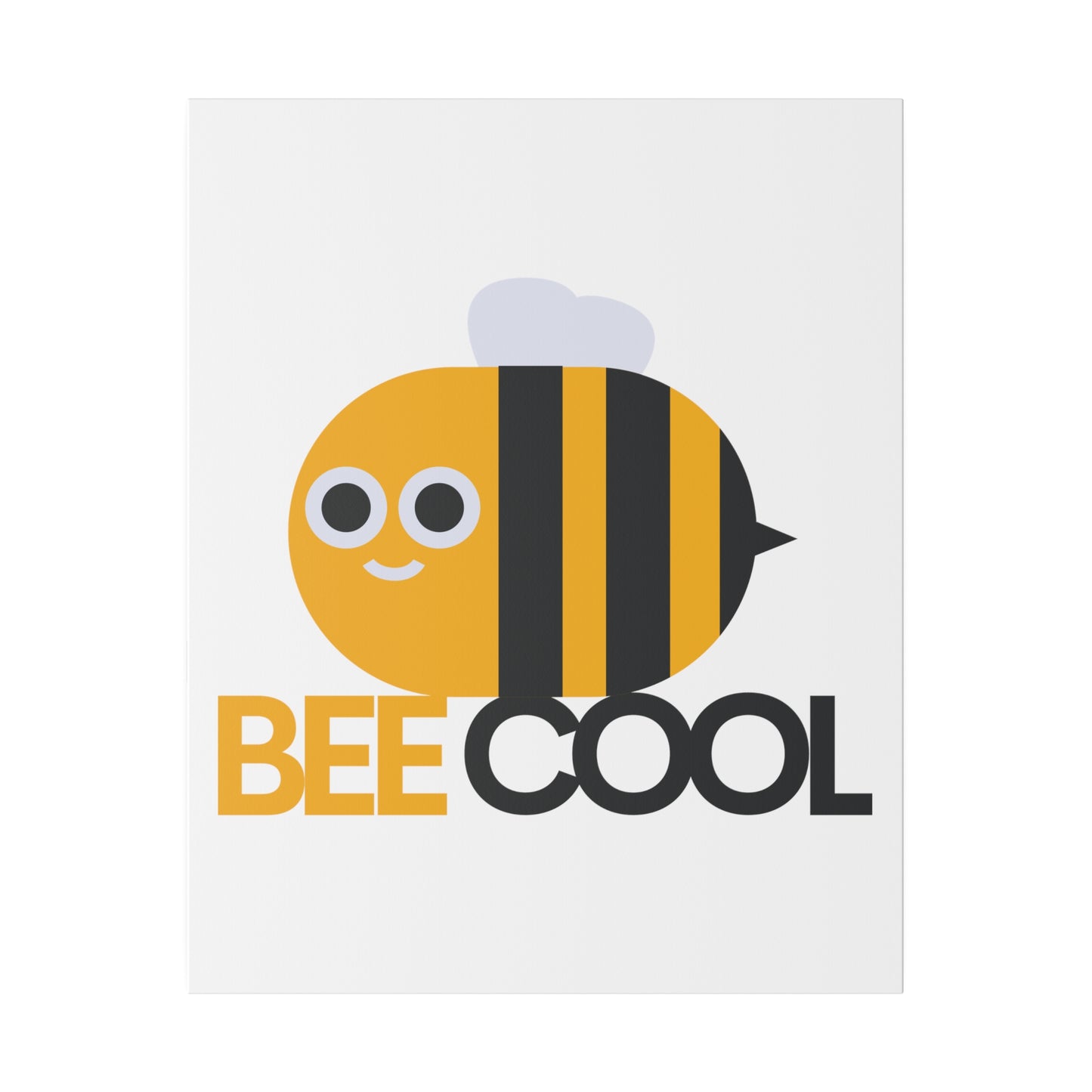 Bee Cool Matte Canvas, Stretched, 0.75"