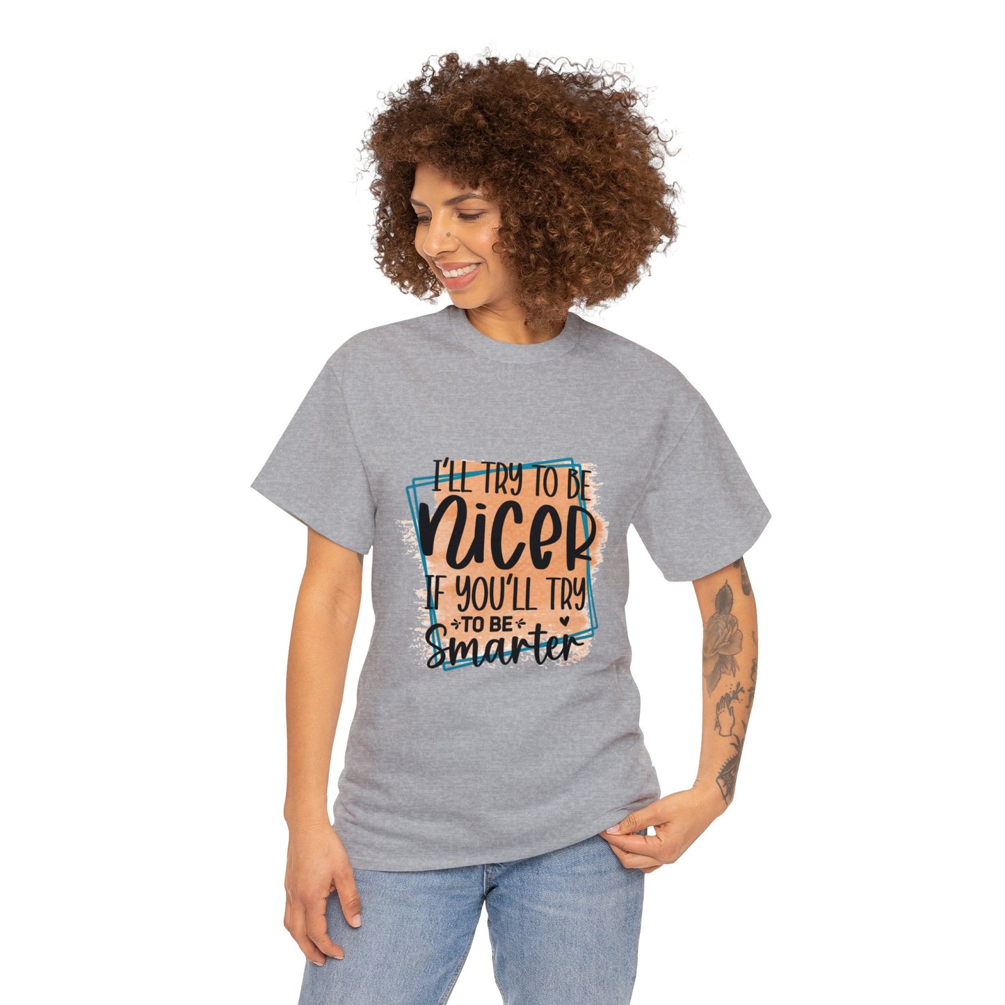 Try to be Nicer Unisex Heavy Cotton Tee