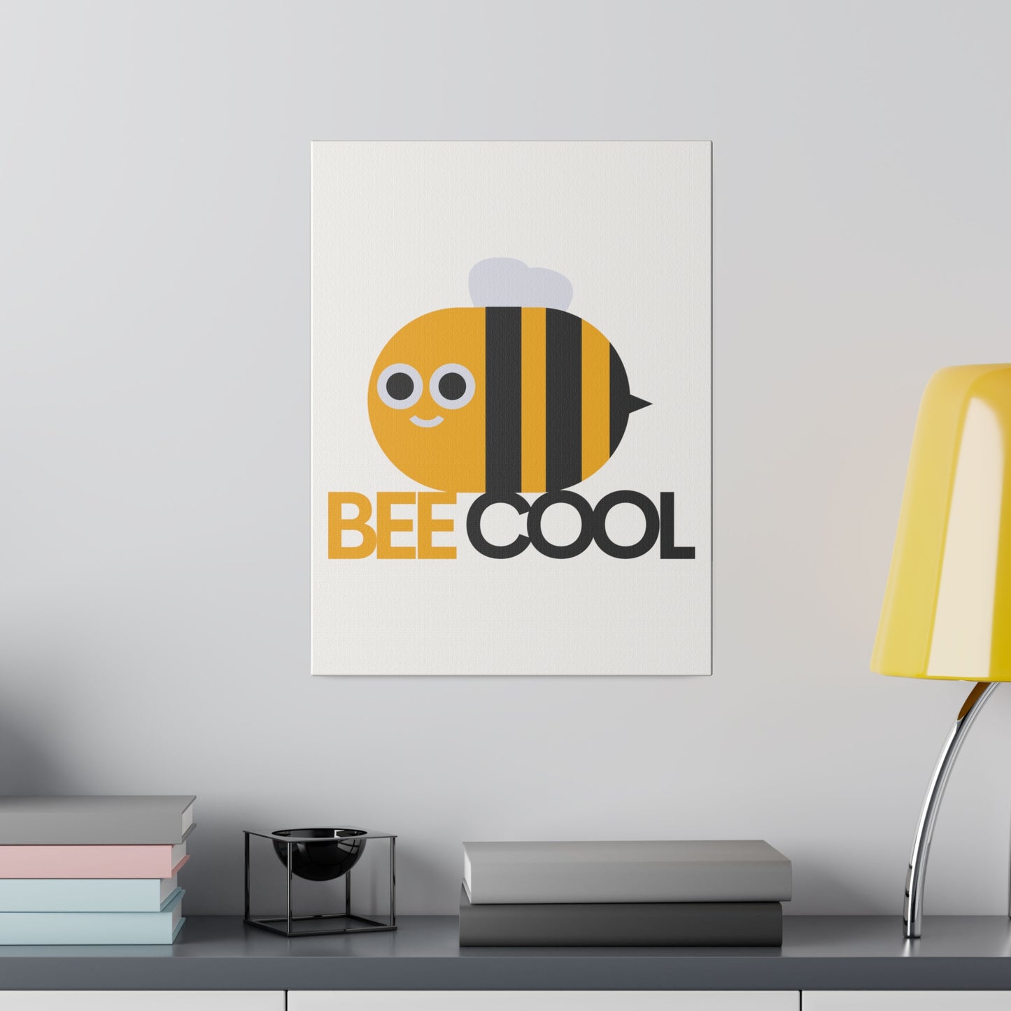 Bee Cool Matte Canvas, Stretched, 0.75"