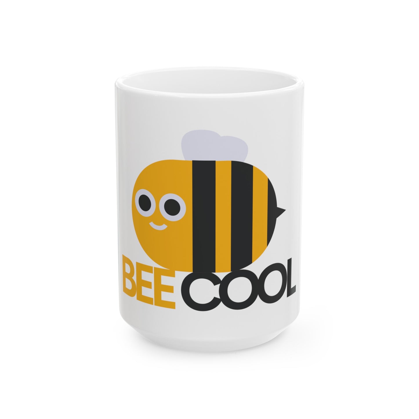 Bee Cool Ceramic Mug, (11oz, 15oz)