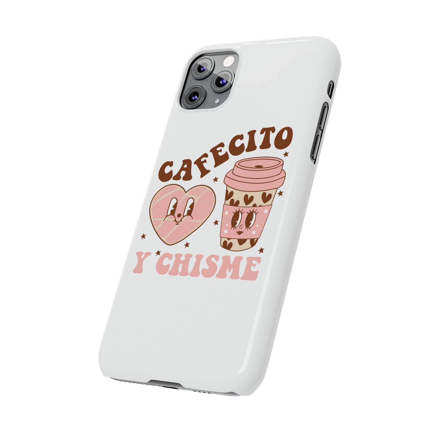 Cafecito Slim Phone Cases Spanish