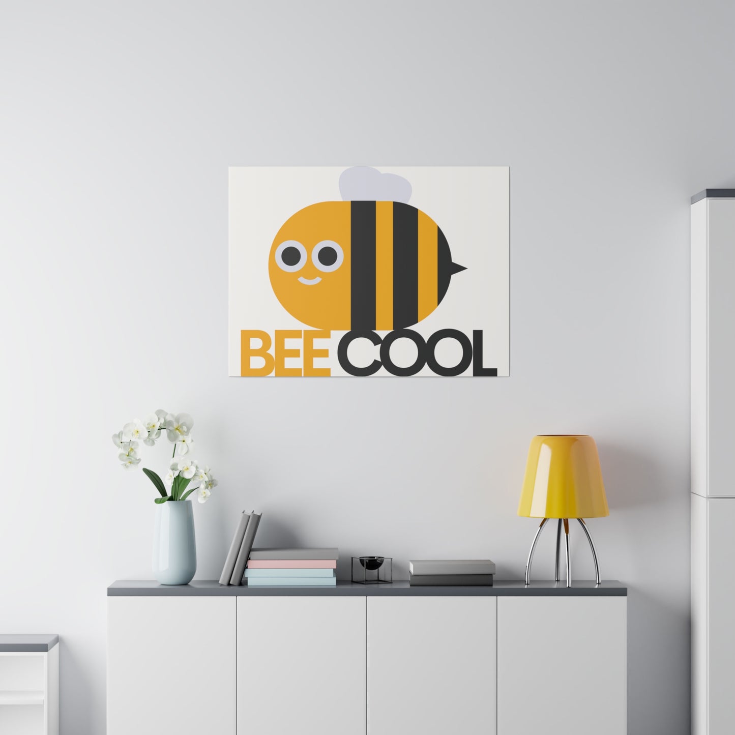 Bee Cool Matte Canvas, Stretched, 0.75"