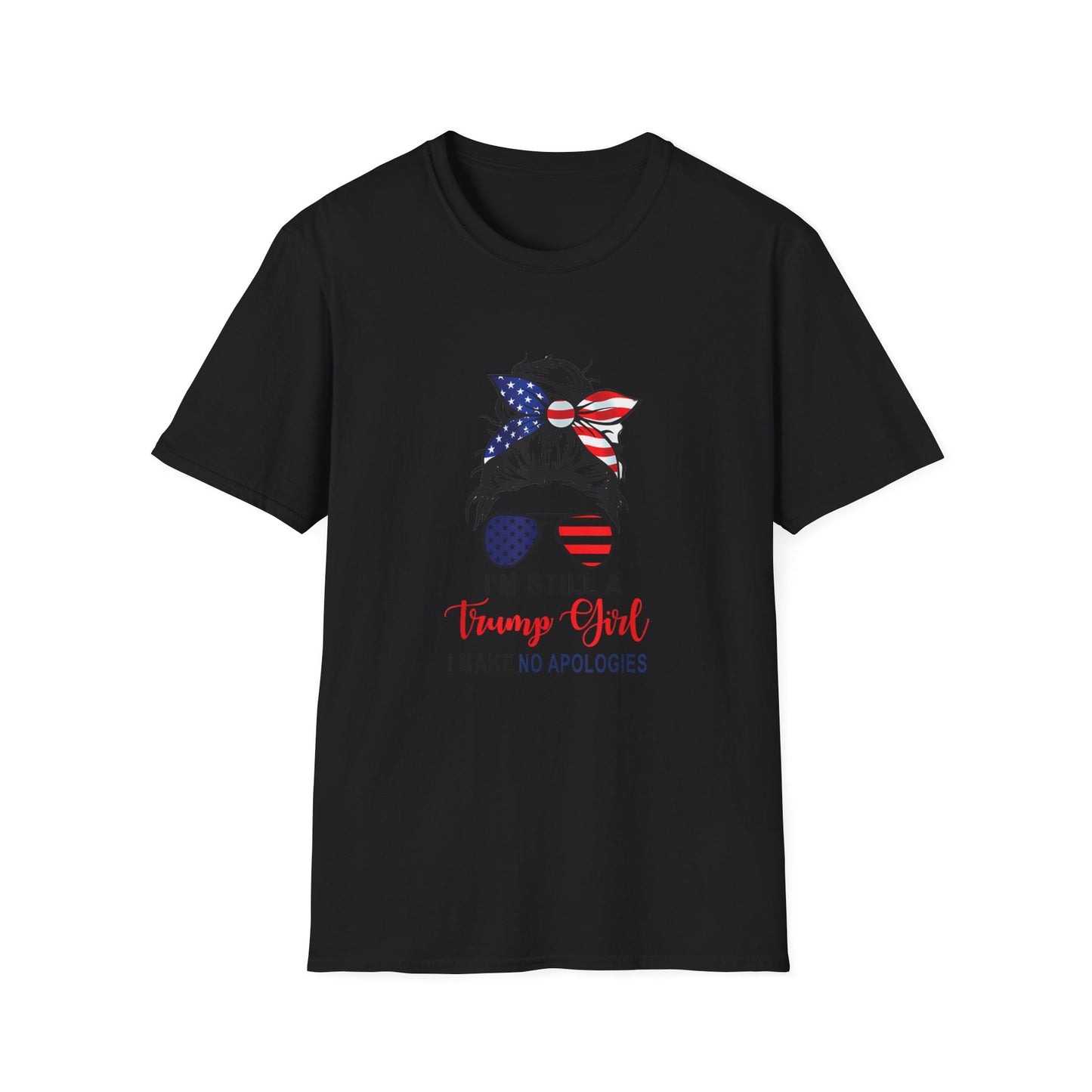 Trump Girl-No Apologies Unisex Softstyle T-Shirt