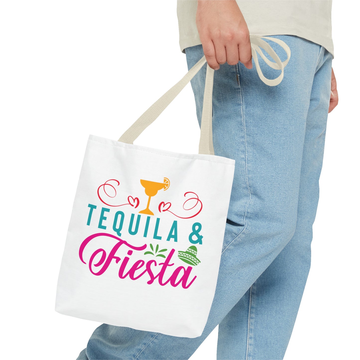 Tequila & Fiesta Tote Bag (AOP) Spanish