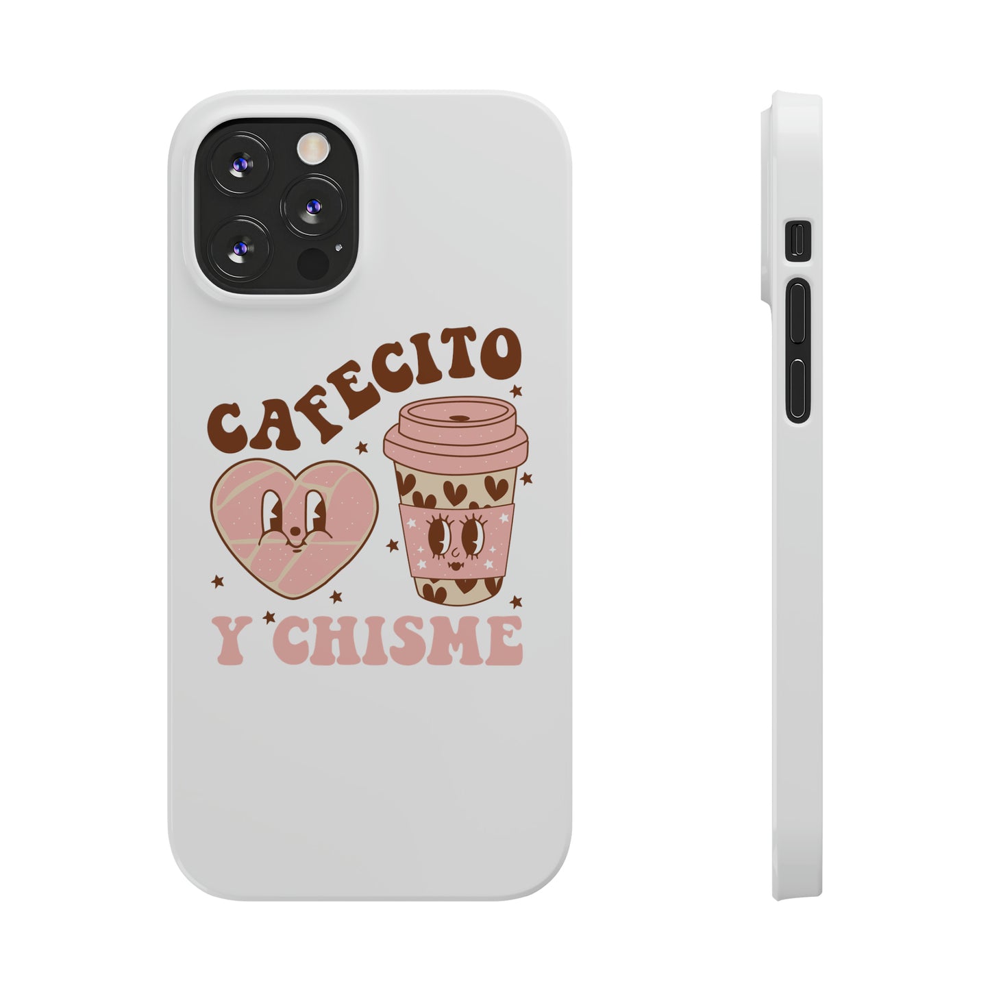 Cafecito Slim Phone Cases Spanish