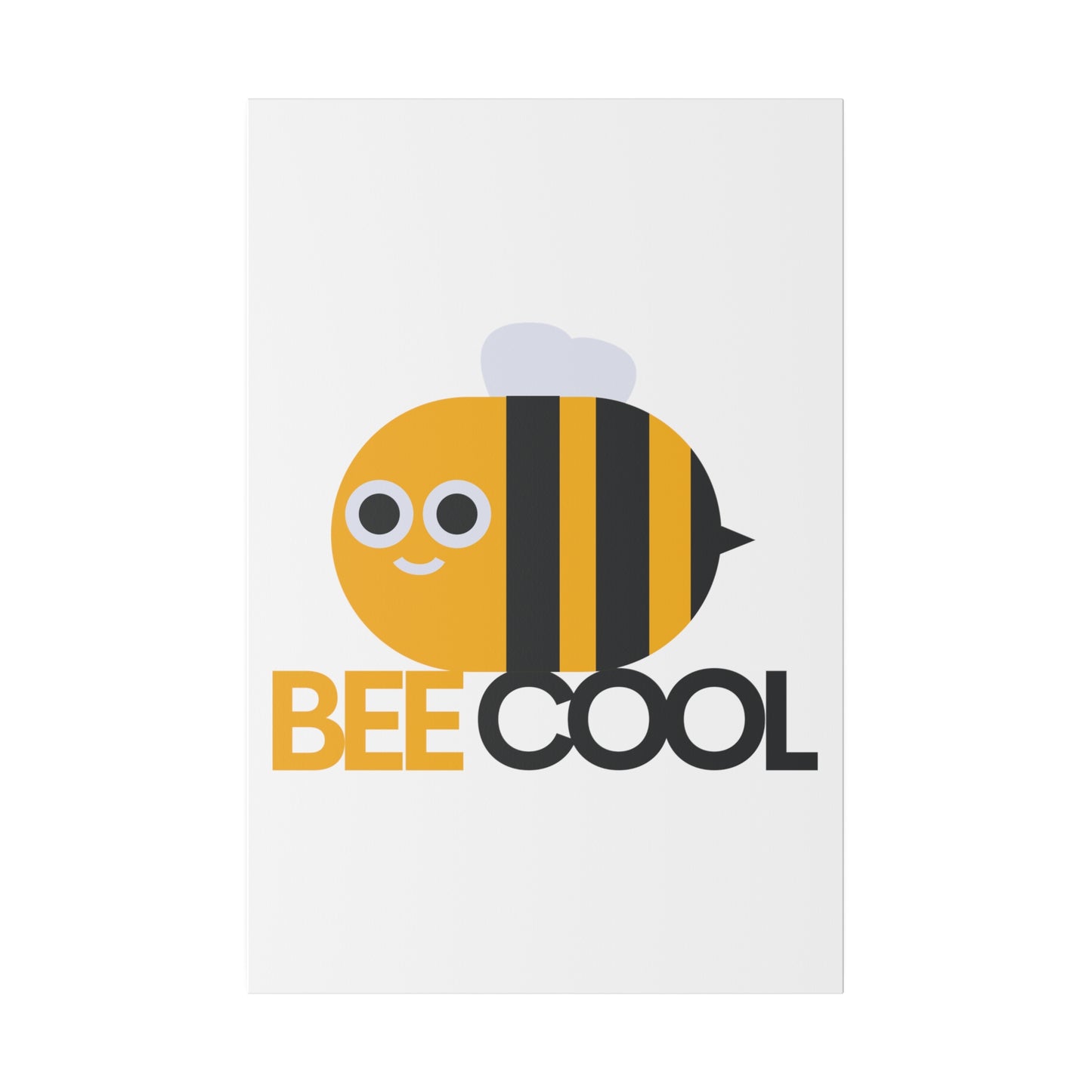 Bee Cool Matte Canvas, Stretched, 0.75"