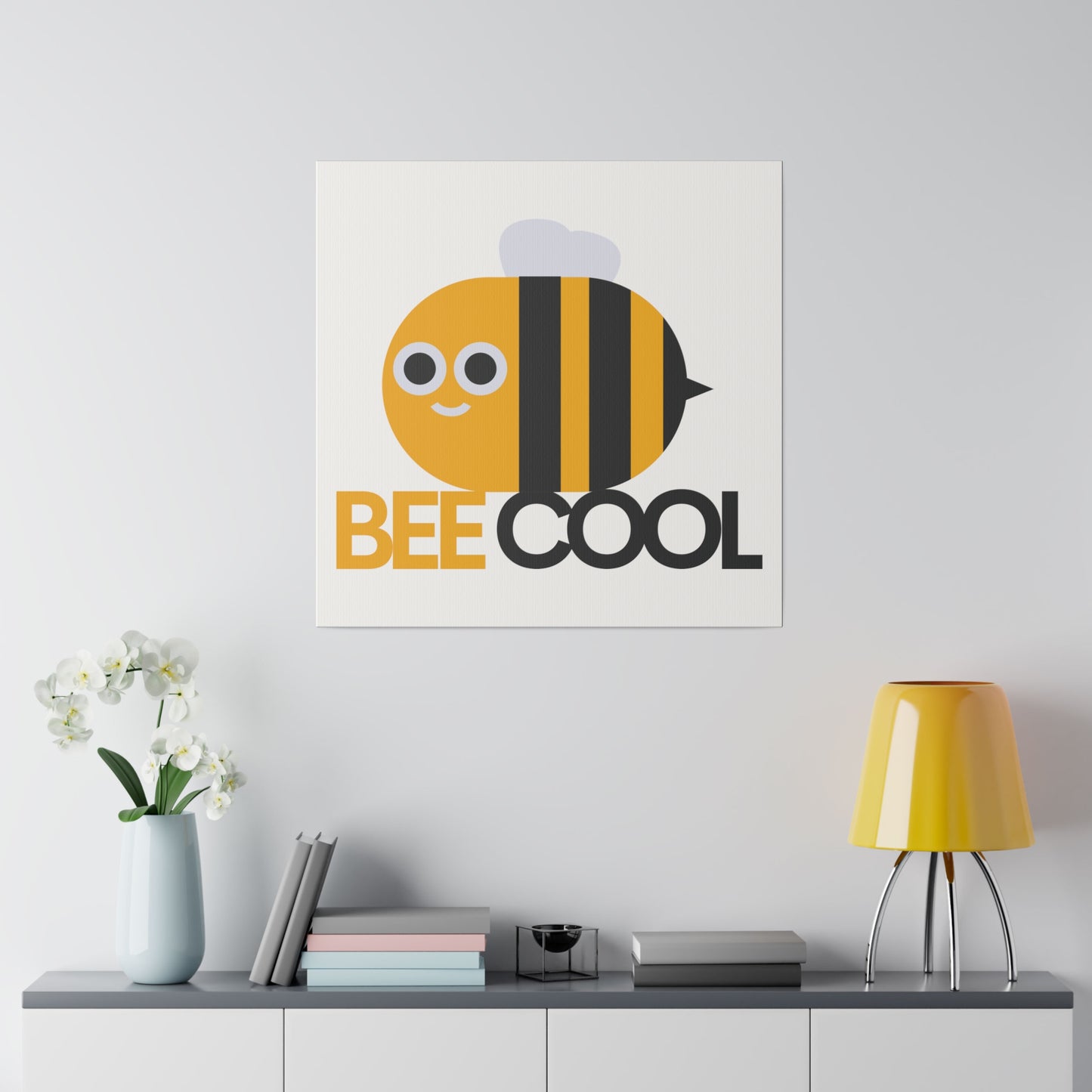 Bee Cool Matte Canvas, Stretched, 0.75"