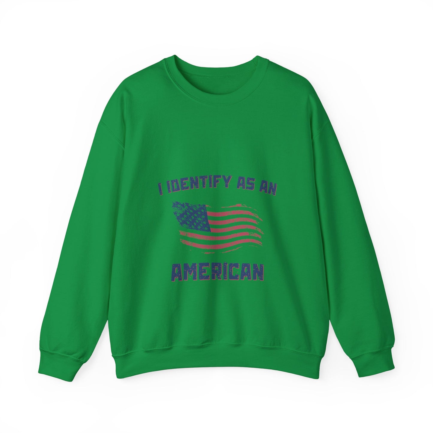 I Identify as American Unisex Heavy Blend™ Crewneck Sweatshirt