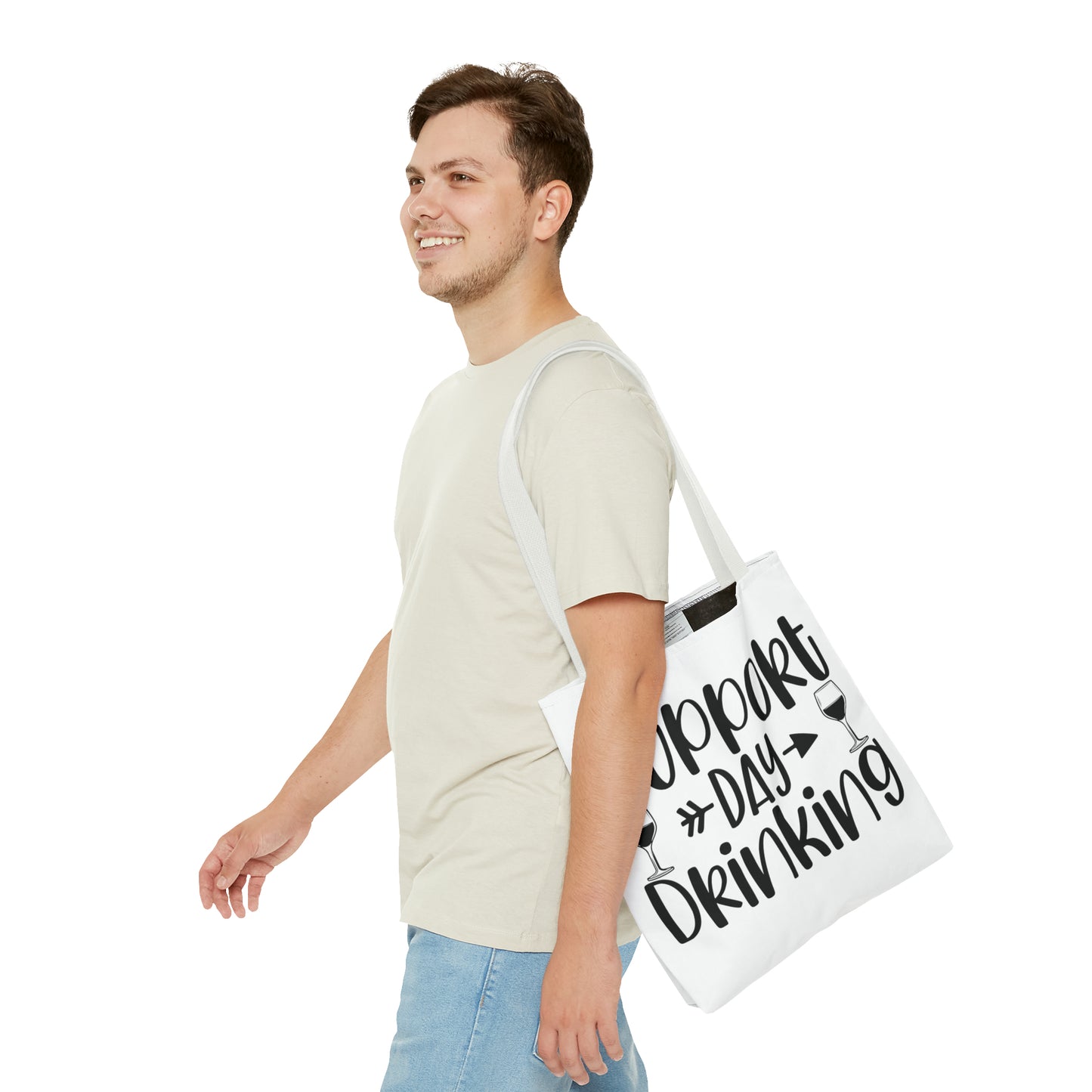 Support Day Drinking Tote Bag (AOP)