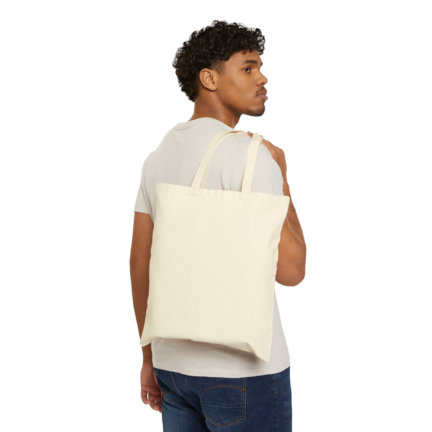 Leaf stem Cotton Canvas Tote Bag