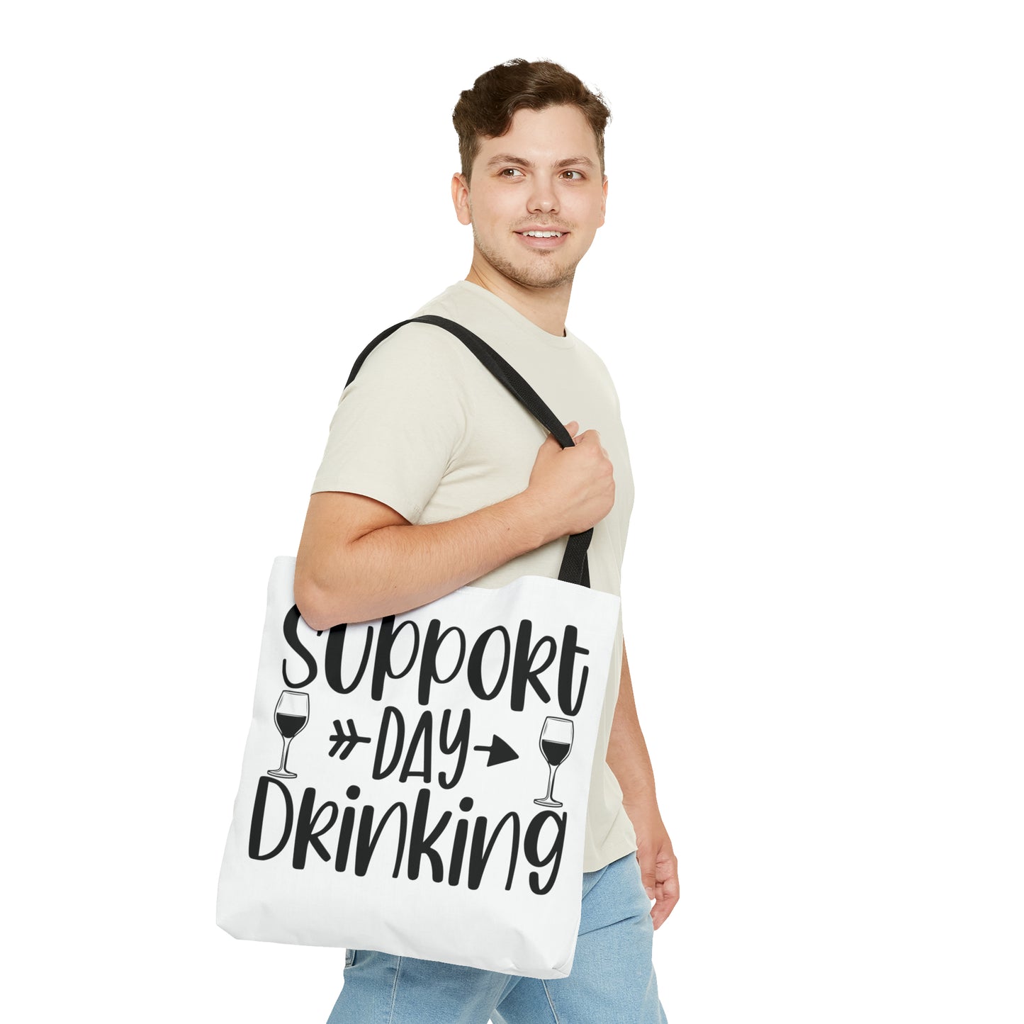 Support Day Drinking Tote Bag (AOP)